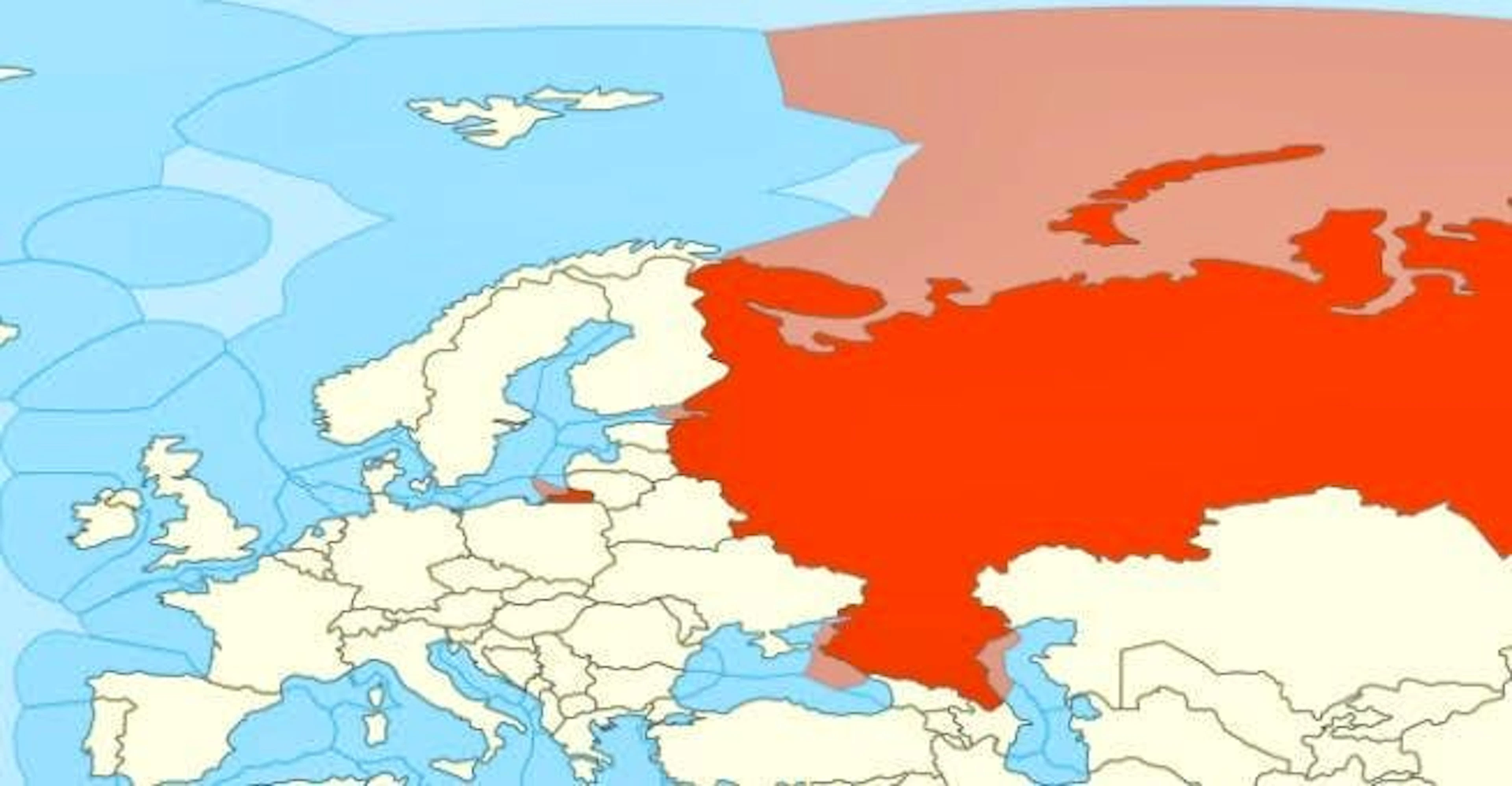 Le zone economiche esclusive della Russia nel Mar Baltico sono estremamente ridotte.
