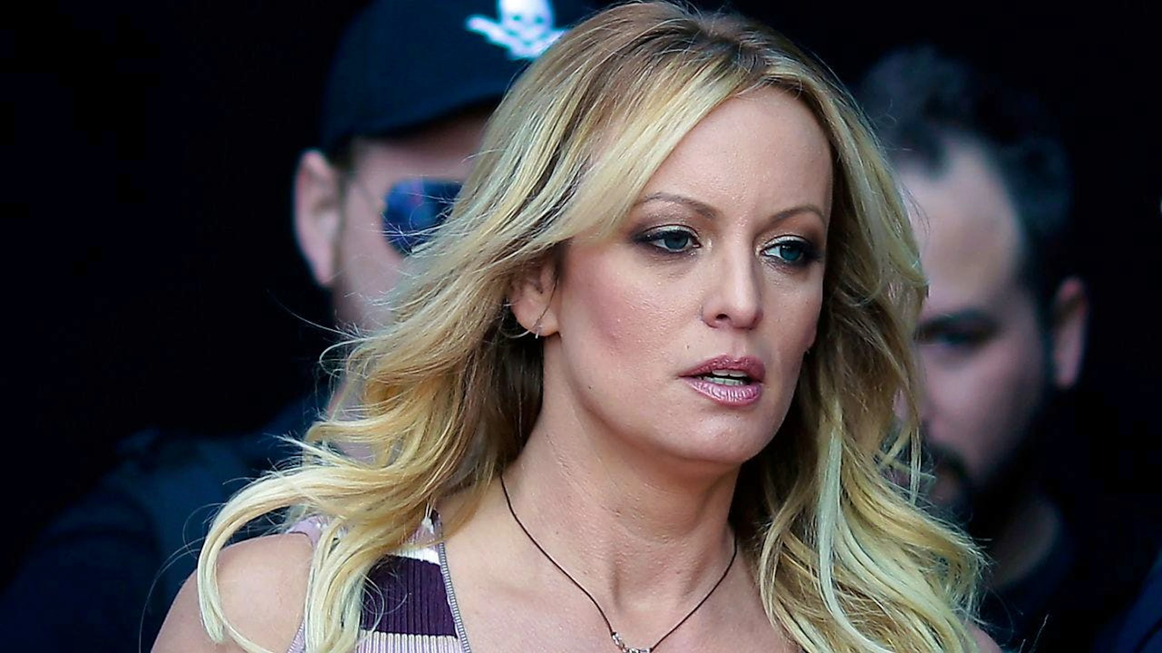 L'attrice pornografica Stormy Daniels (pseudonimo di Stephanie A. Gregory Clifford) in un'immagine d'archivio.