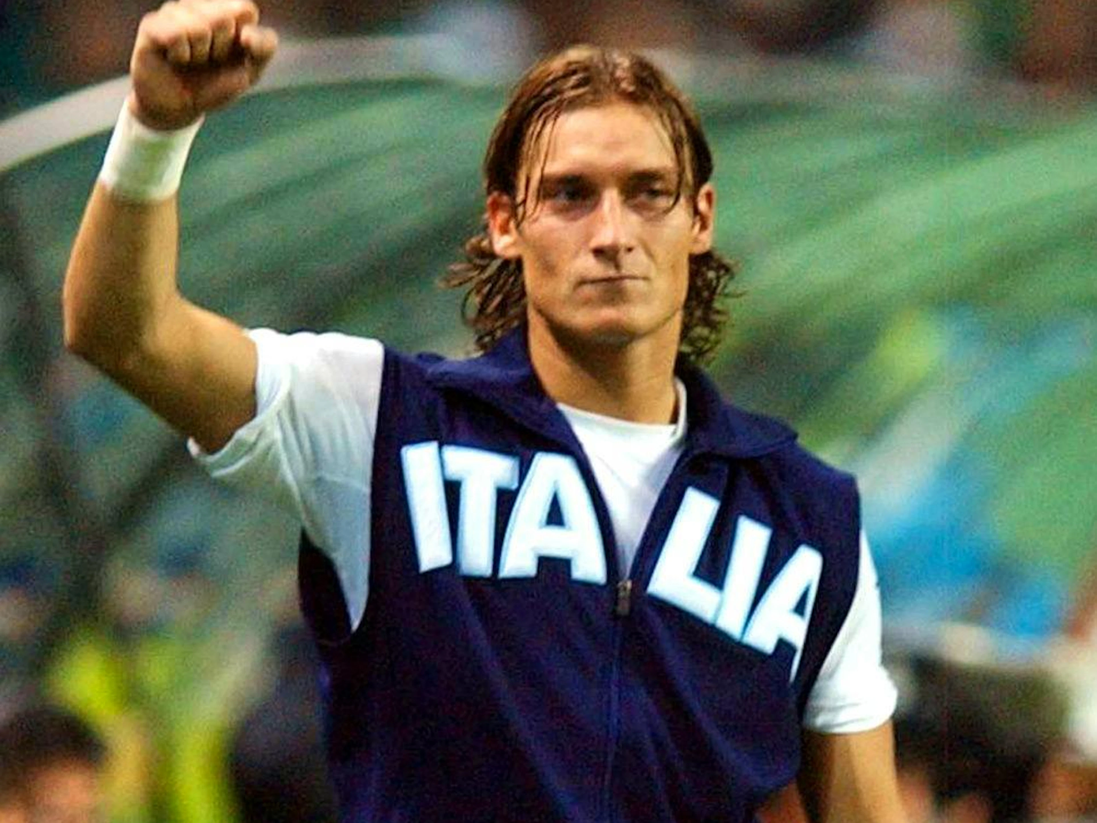 Francesco Totti ha portato l a sua ironia.
