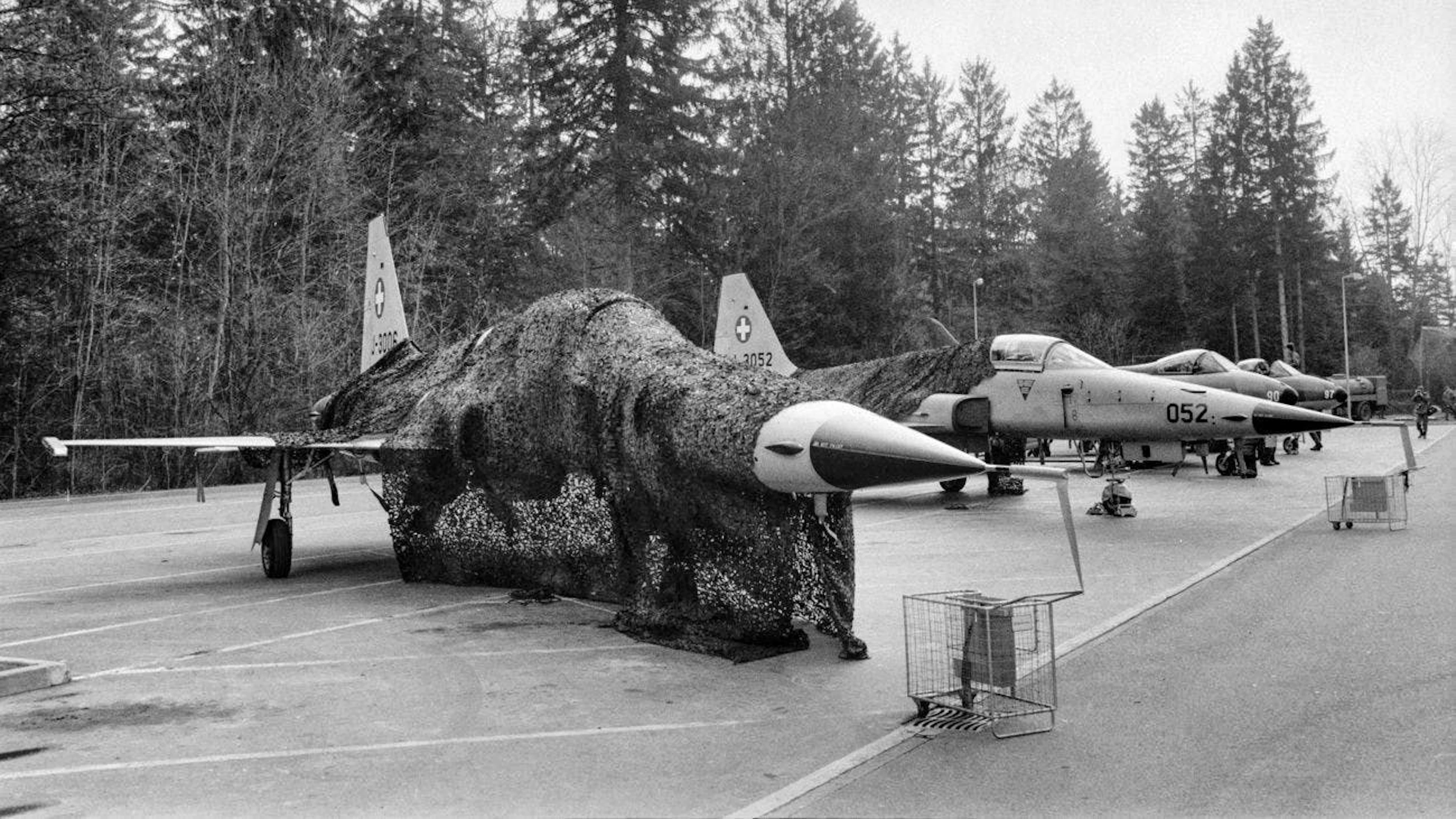 Il camuffamento dei jet poteva ancora essere esercitato.