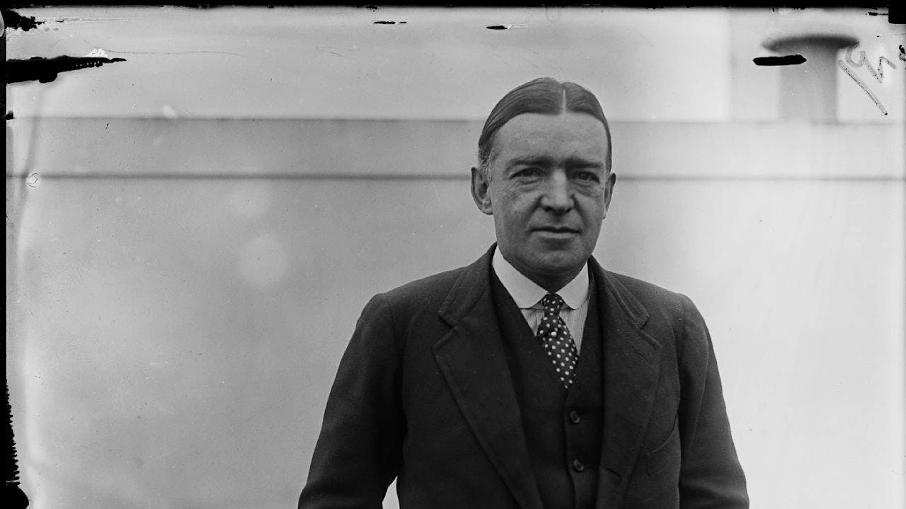 Sir Ernest Shackleton in una foto risalente al 1921.