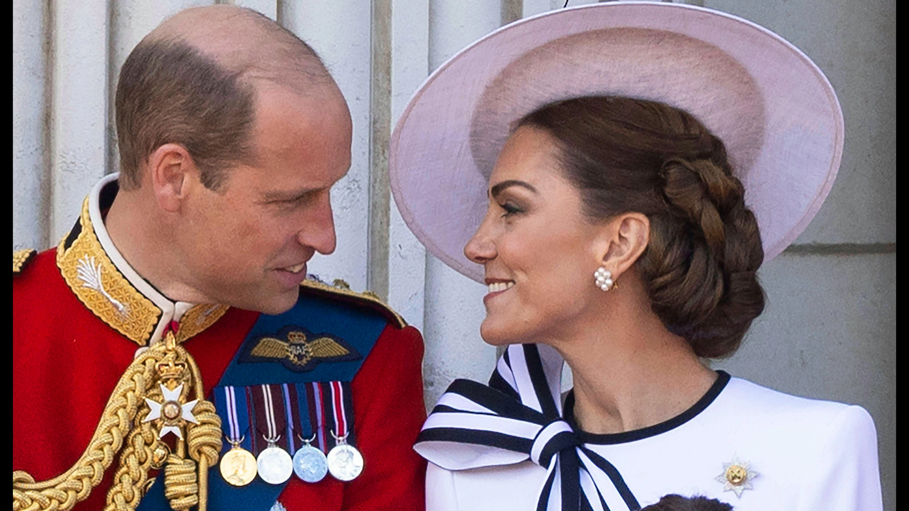 Il principe William e la principessa Kate.
