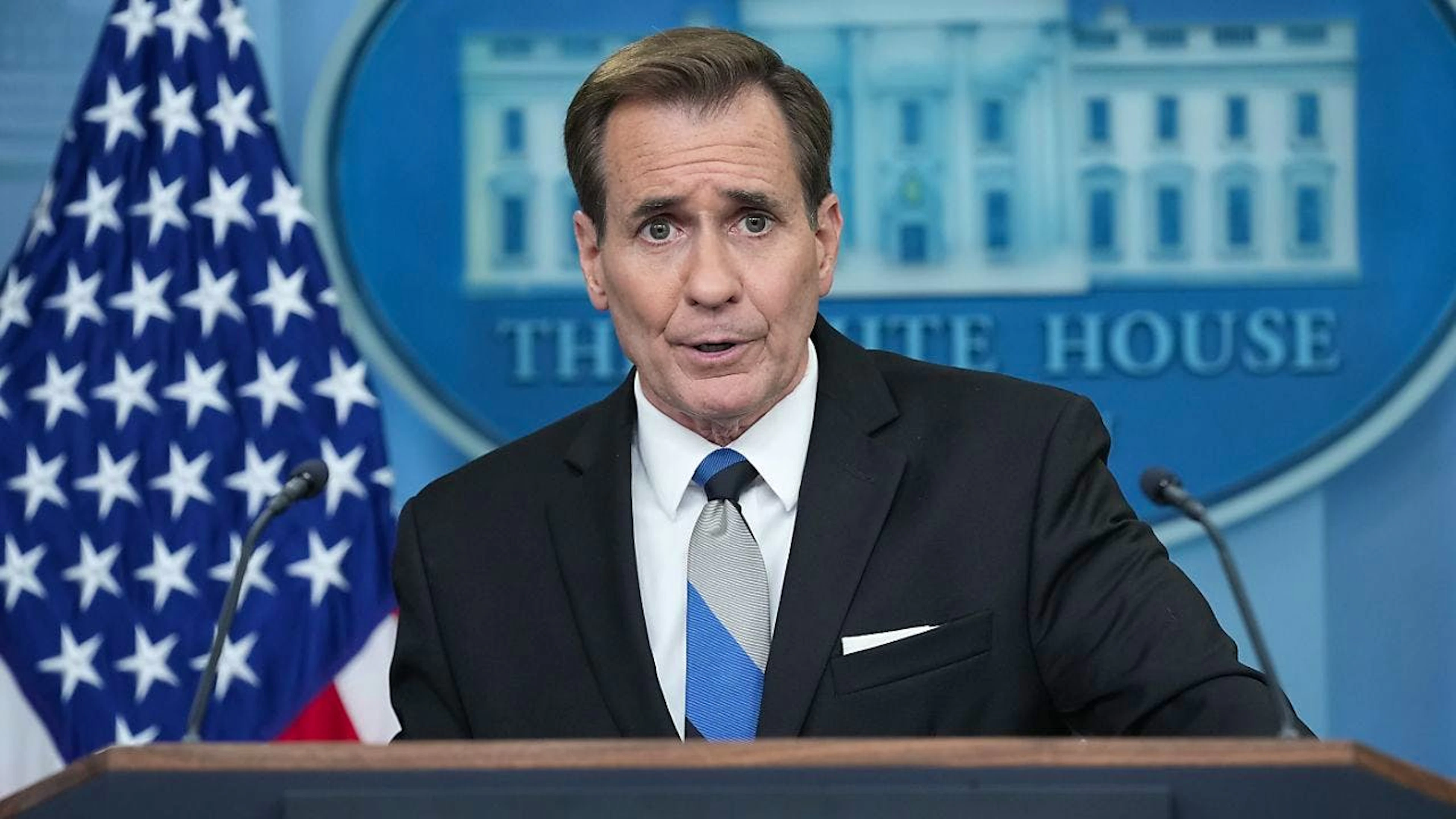 «Les seules personnes qui devraient déterminer qui sera la ou le prochain président des Etats-Unis sont les Américains»,  a réagi John Kirby, porte-parole du Conseil de sécurité nationale de la Maison Blanche.