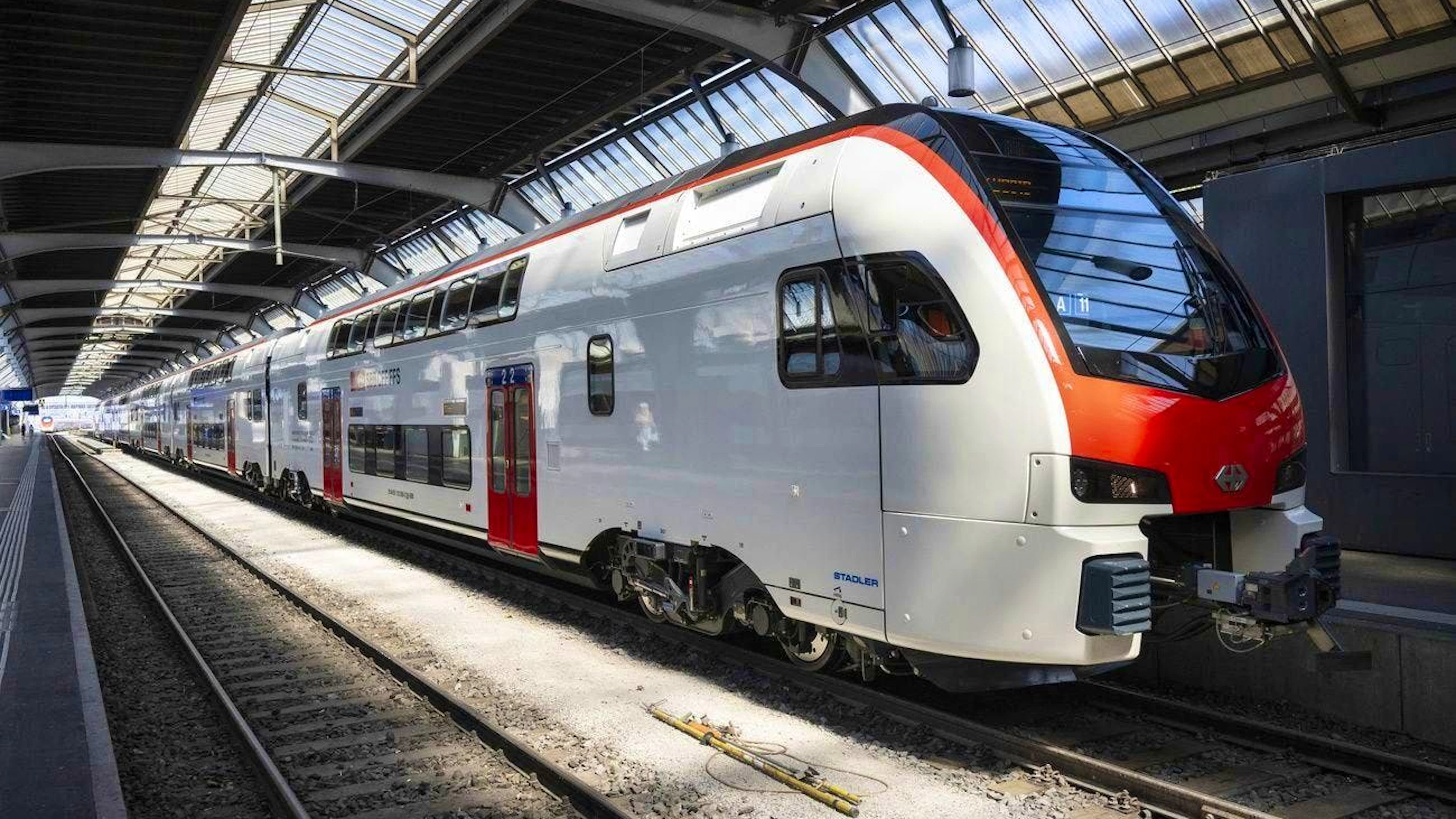 There will be train cancellations between Bern and Zurich and on the Olten - Basel route. (KEYSTONE/Ennio Leanza).