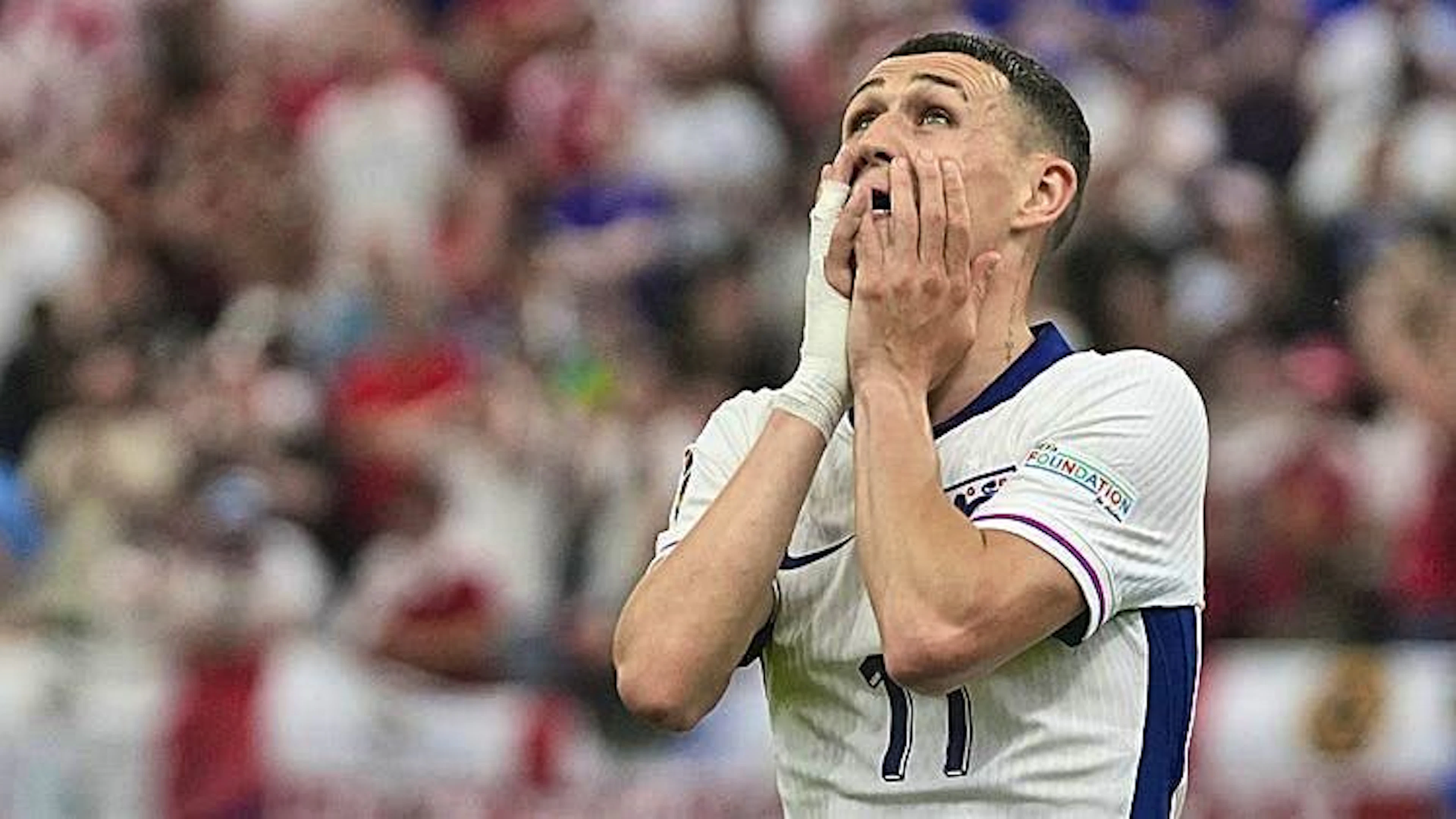 England star Phil Foden is unable to match his Premier League performances at international level.