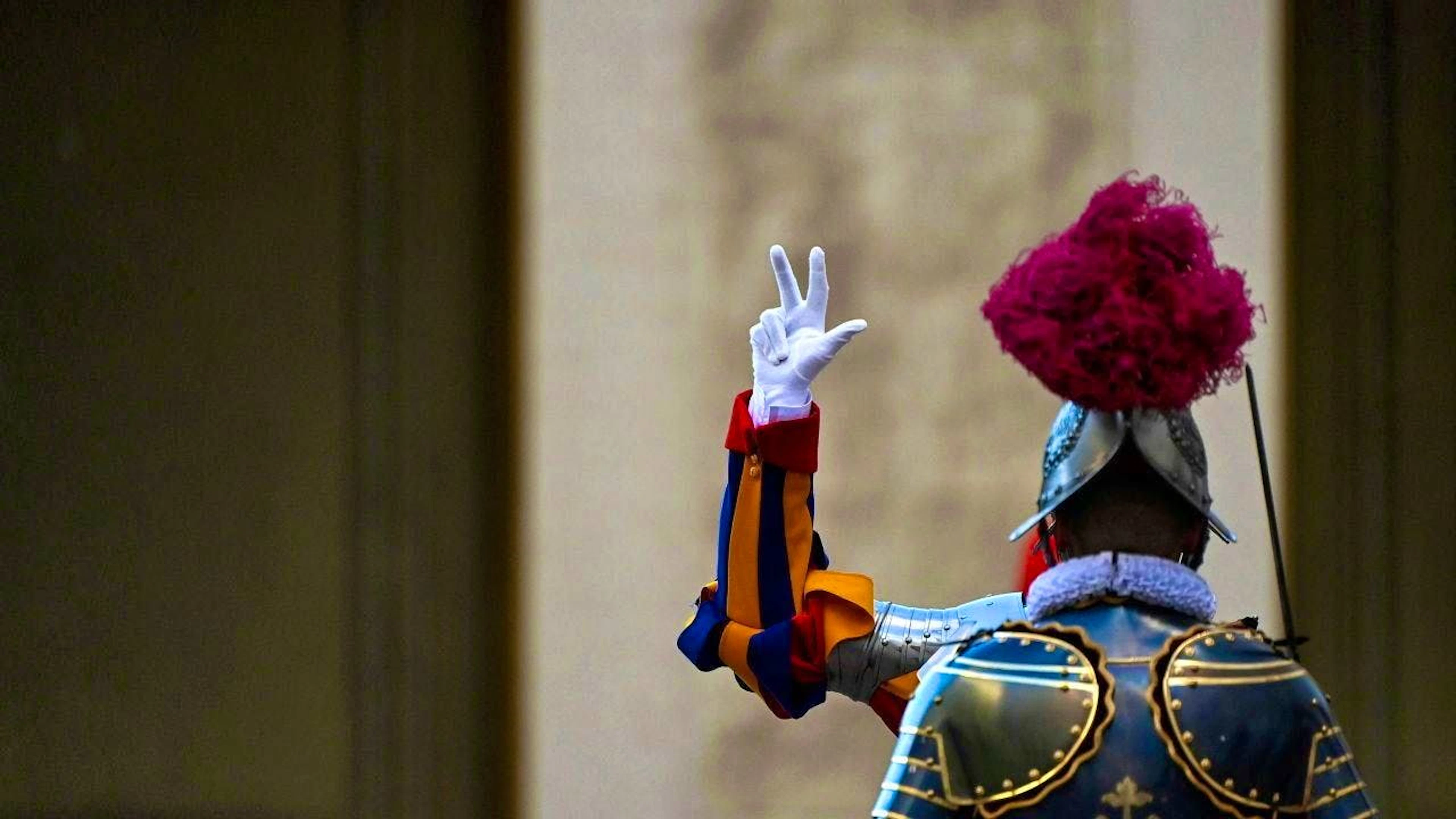 An ex-commander of the Swiss Guard was sentenced. (archive photo)