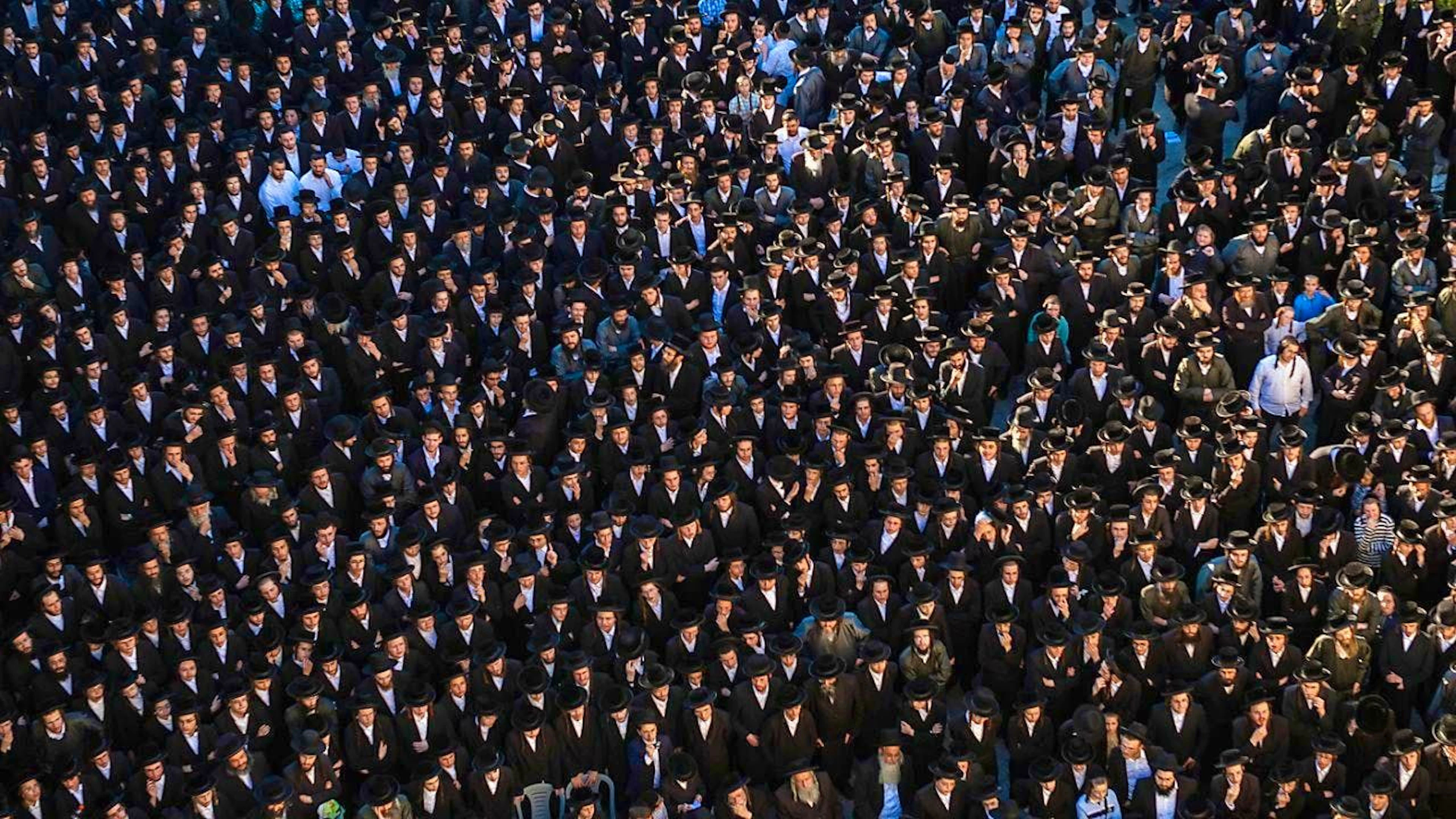 Israeli ultra-Orthodox Jews take part in a protest against the IDF draft. Photo: Ilia Yefimovich/dpa