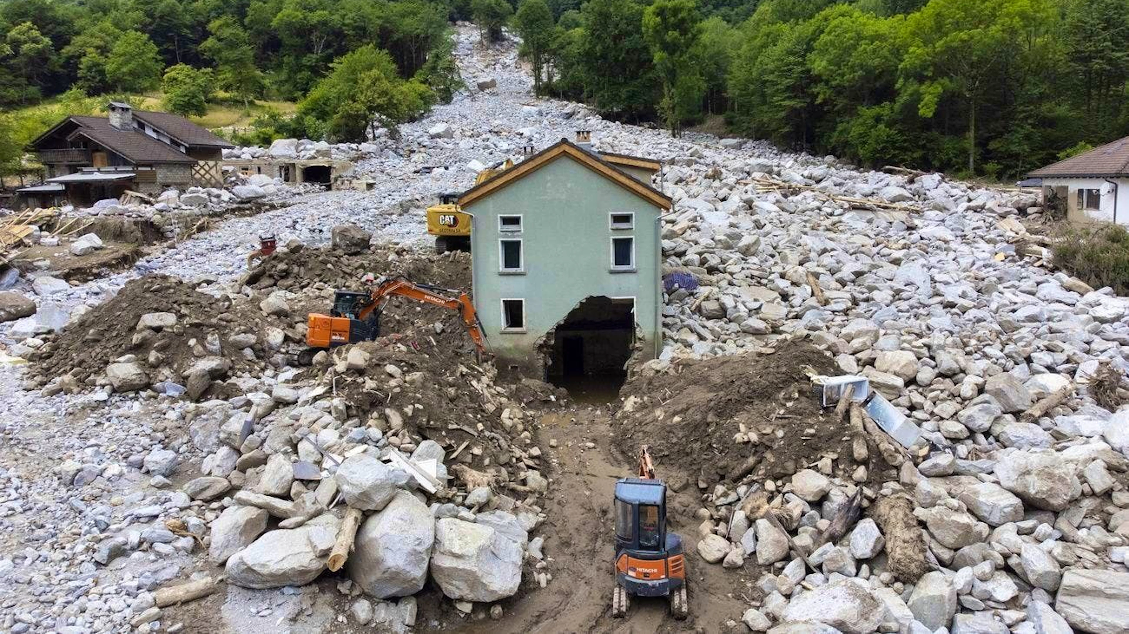 According to initial calculations, the Misox region is expecting damage of 38 million francs following the severe storms.