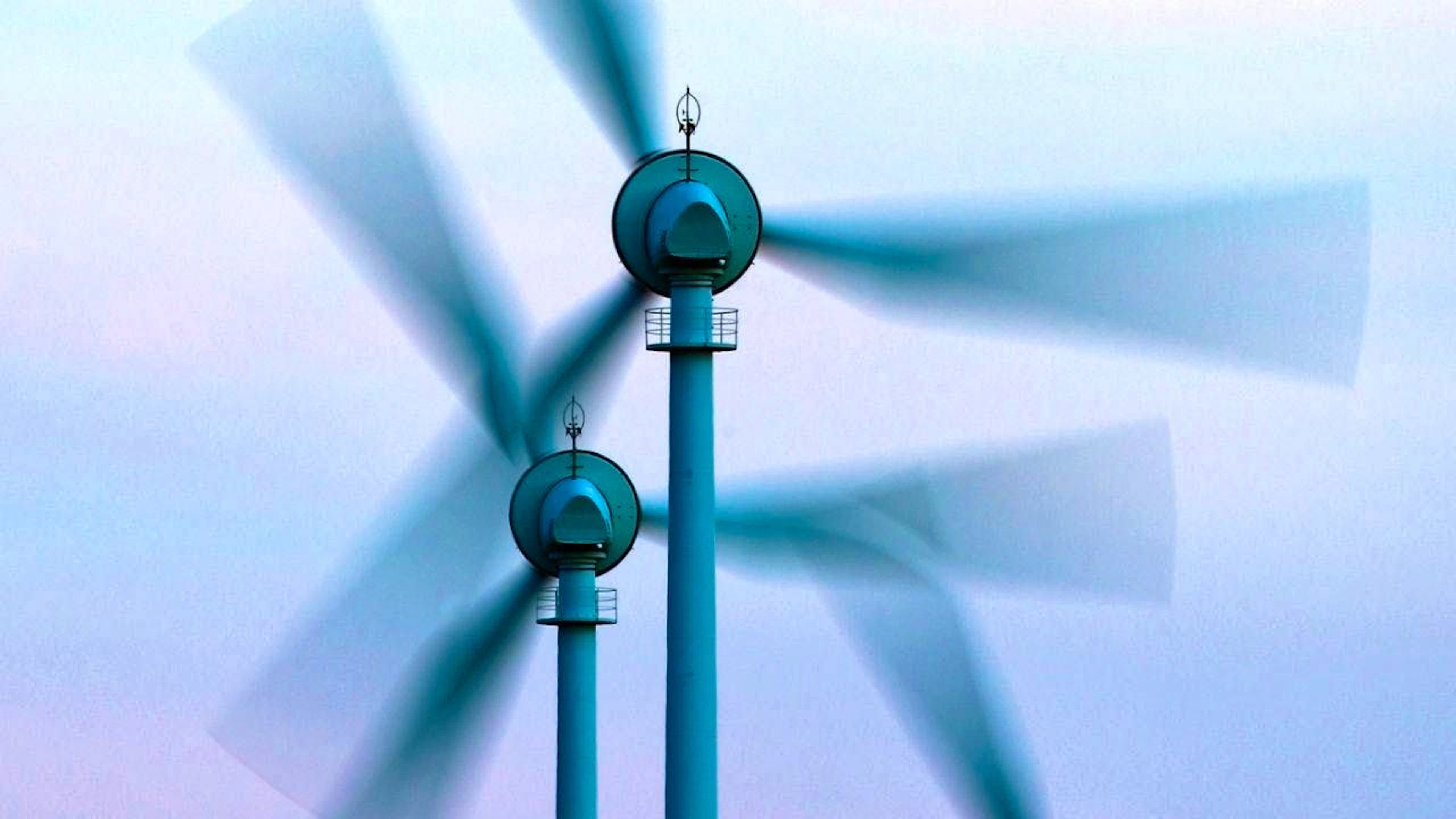 Wind measurement towers are to measure the wind direction and strength at potential wind power locations in the canton of Zurich. They are to remain in place for a year. (symbolic image)