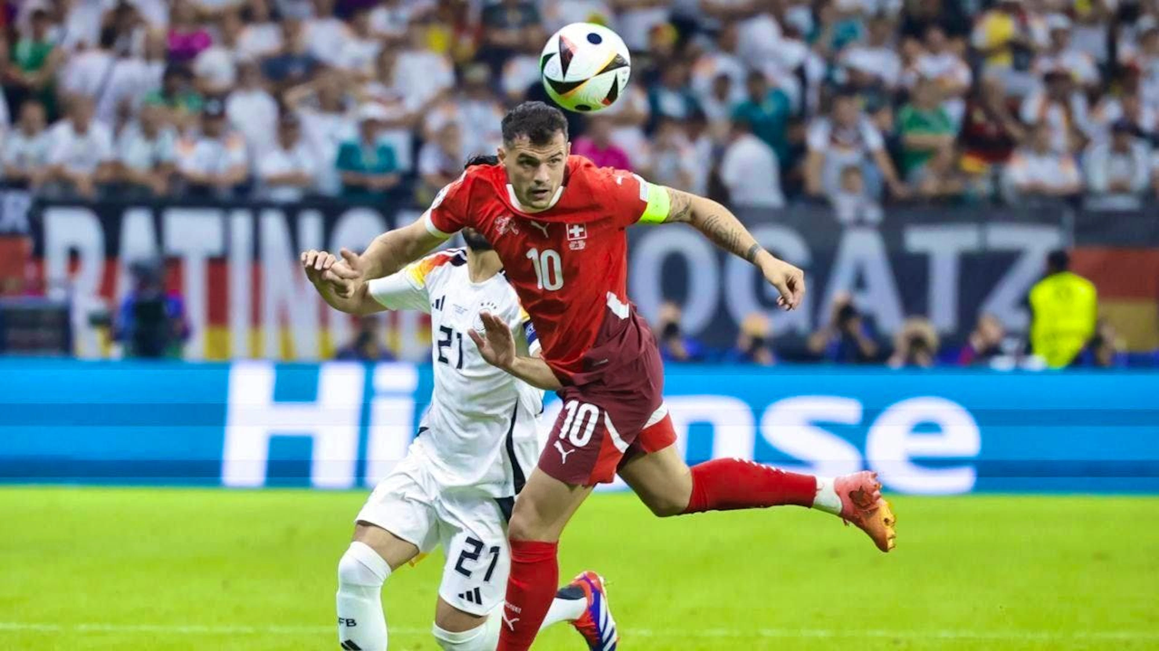 Granit Xhaka has impressed with strong performances at the European Championships so far