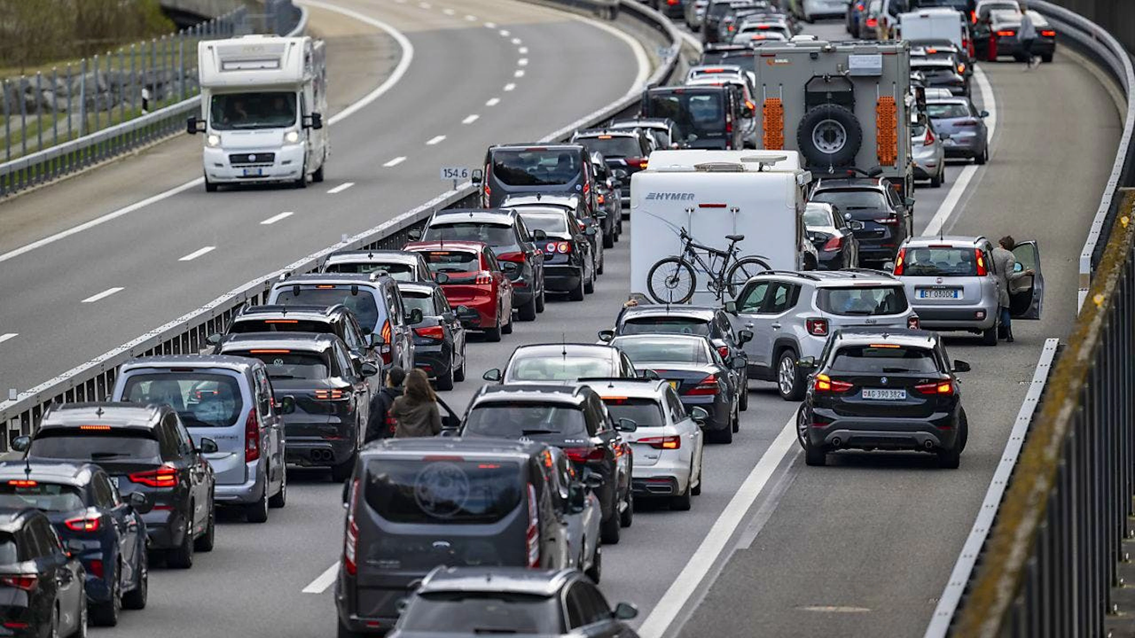 Le Gothard et ses éternels bouchons (archives).