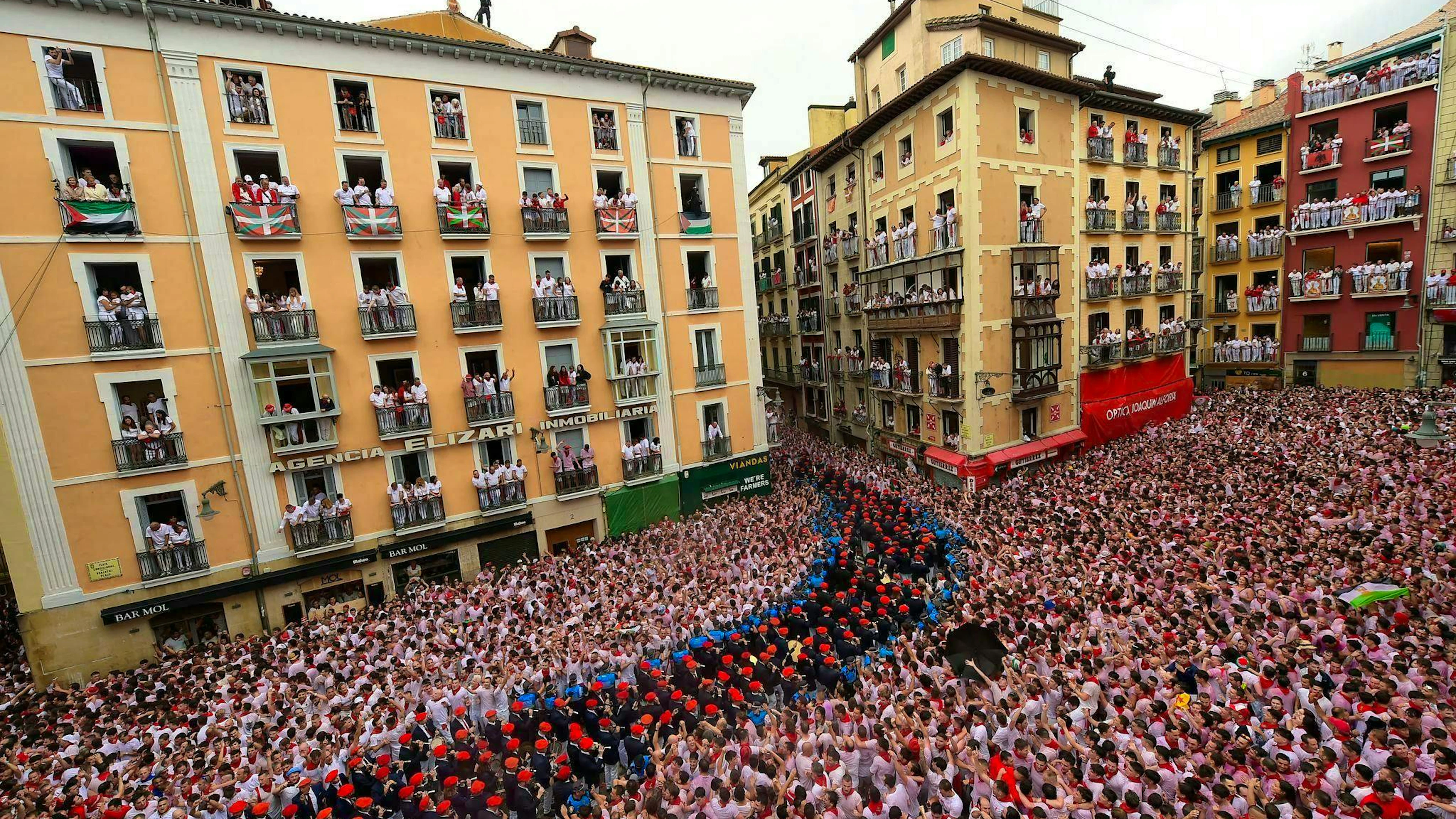 El Chupinazo is the name of the starting gun for the annual Sanfermines festival in Pamplona.
