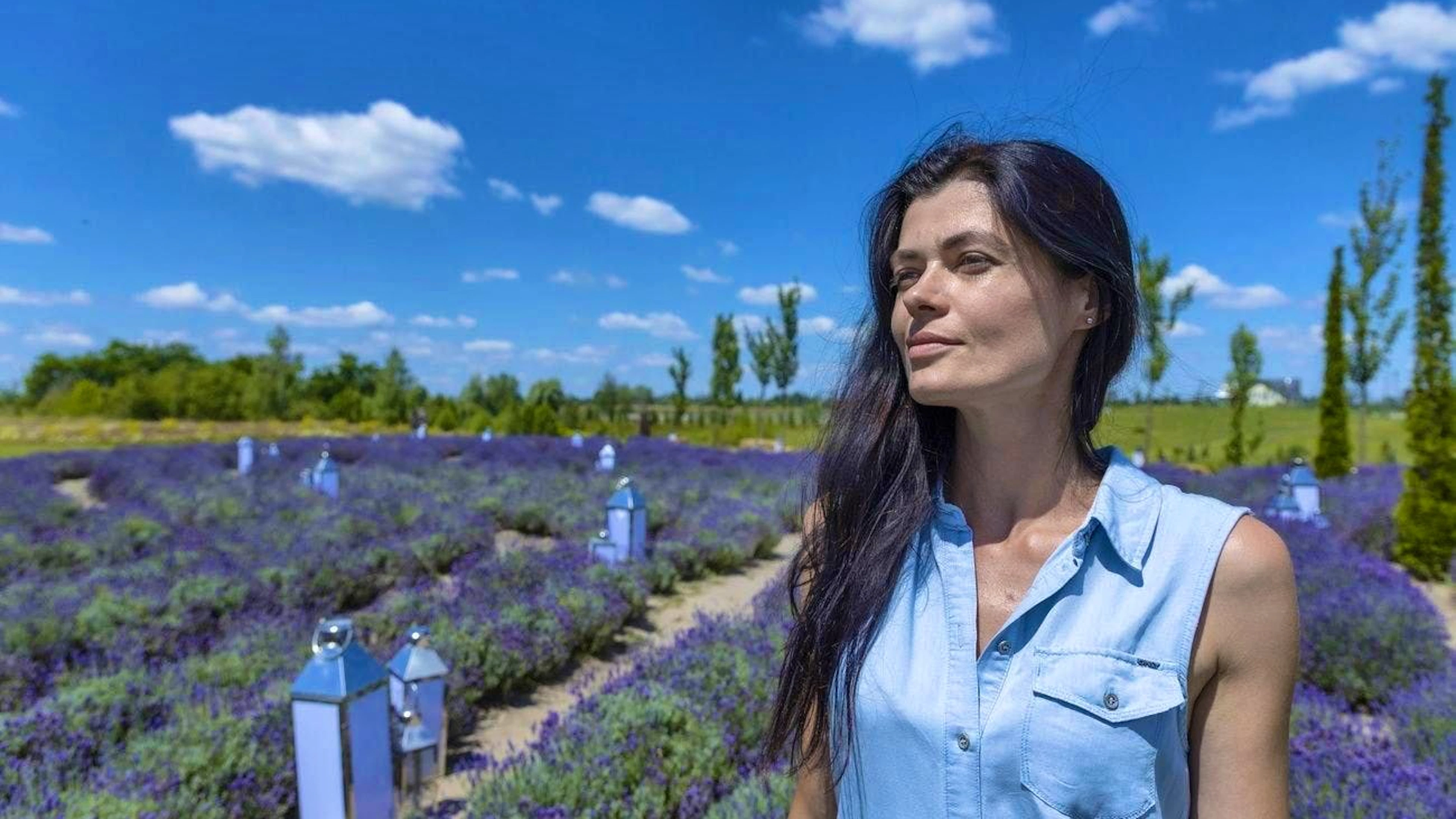 "The entire area was occupied by the Russian military," explains Olha Lyhvar, the park's landscape designer.