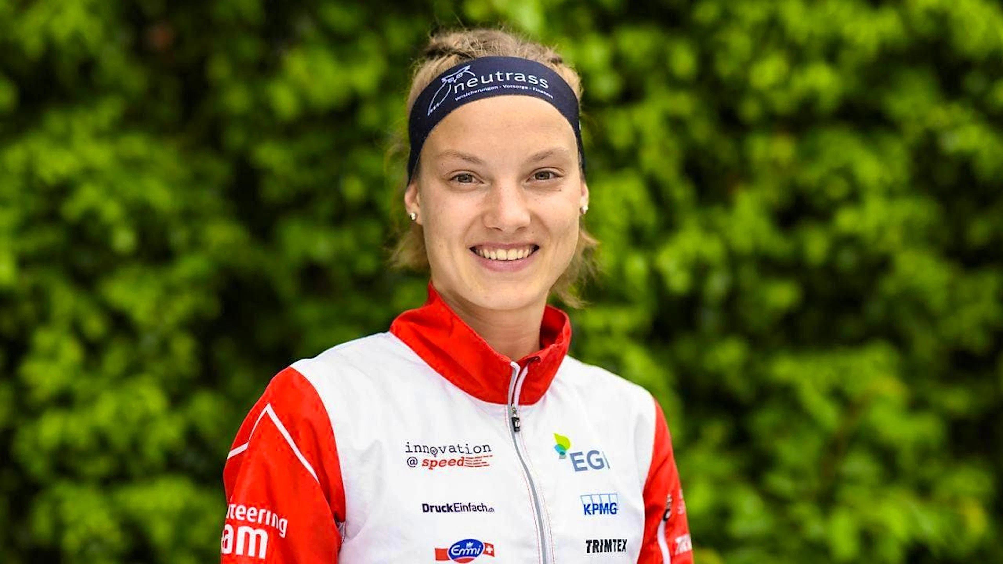 Simona Aebersold took advantage of the good starting position