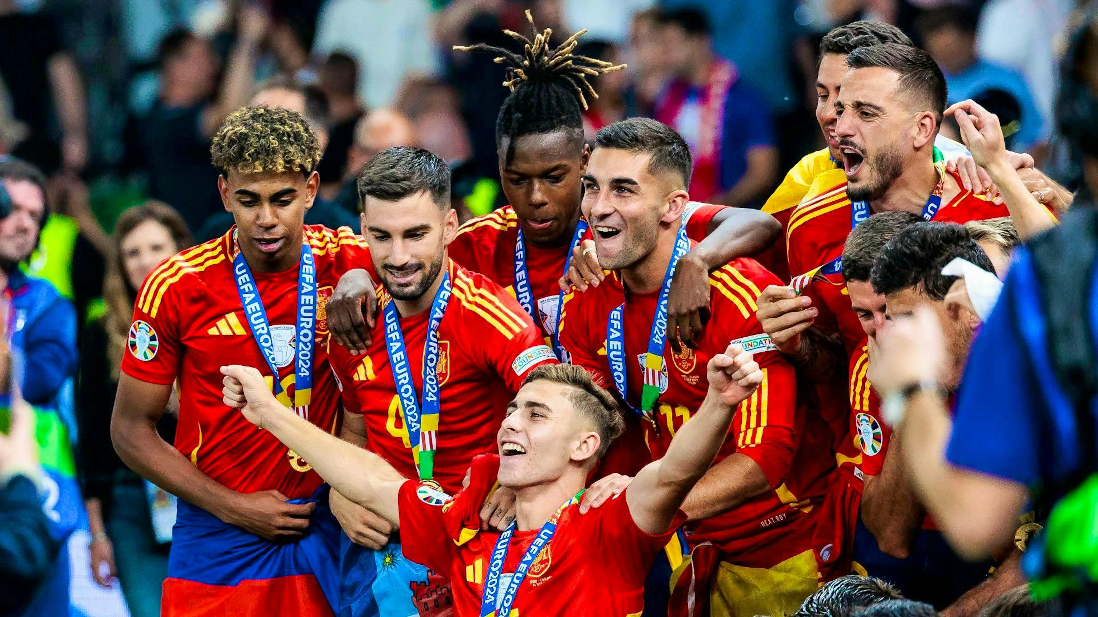 The Spaniards were unbeatable at the European Championships in Germany.