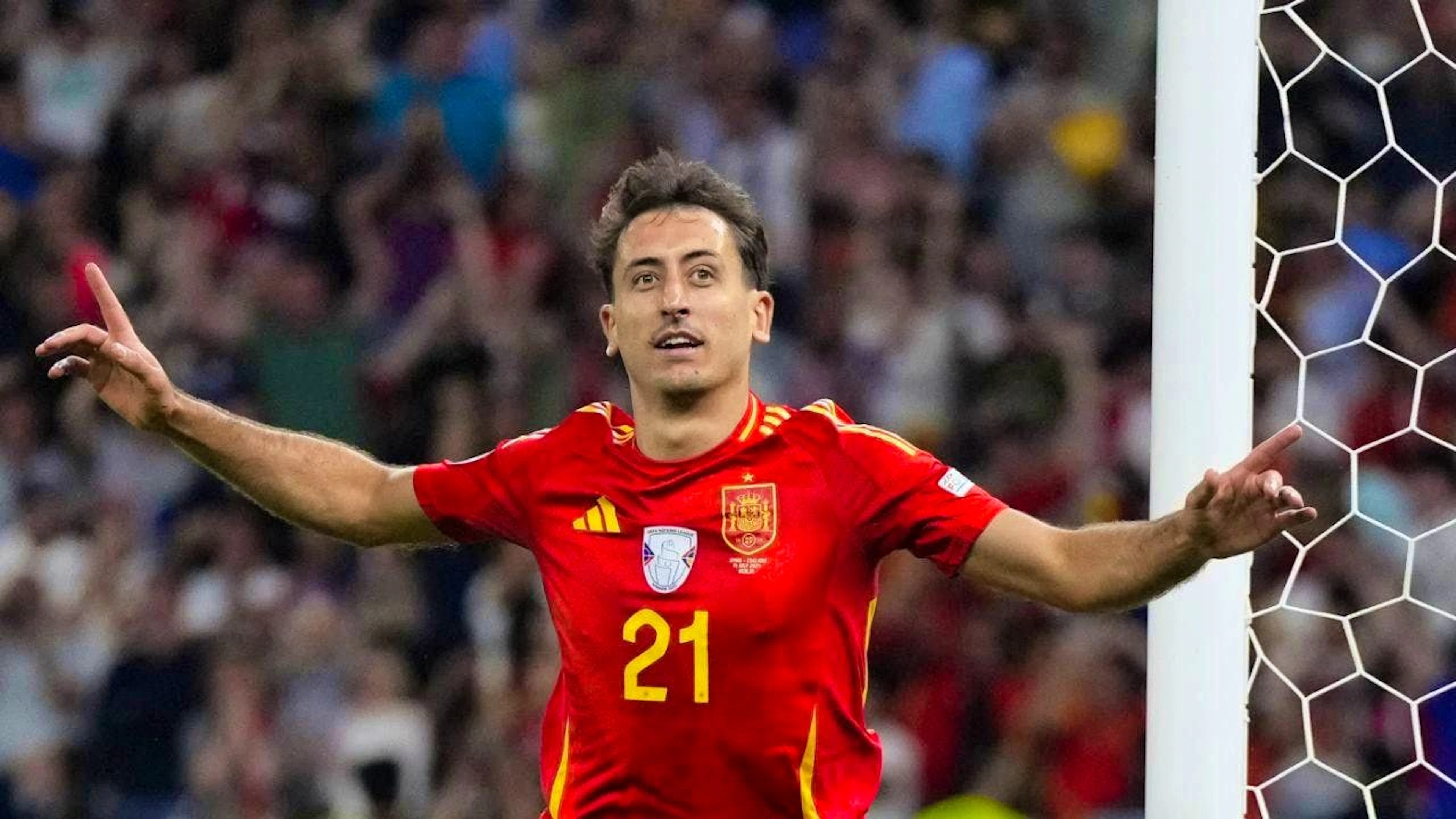 Mikel Oyarzabal scores the goal that makes Spain European champions