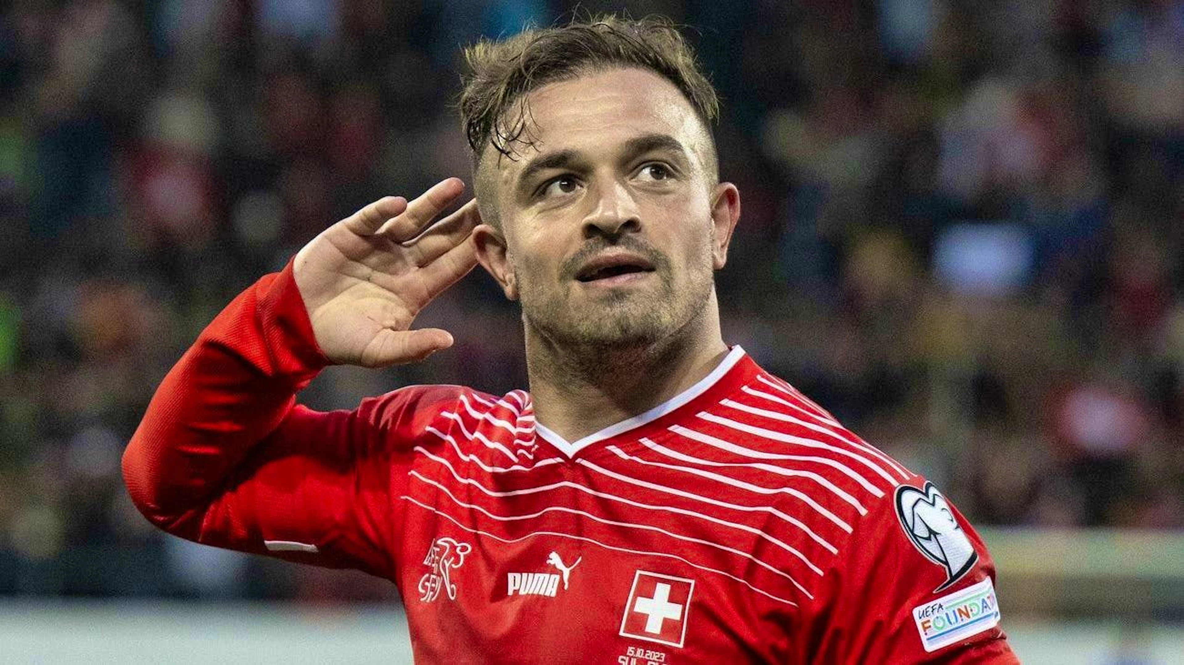 Xherdan Shaqiri's retirement from the national team is causing a stir on social media.