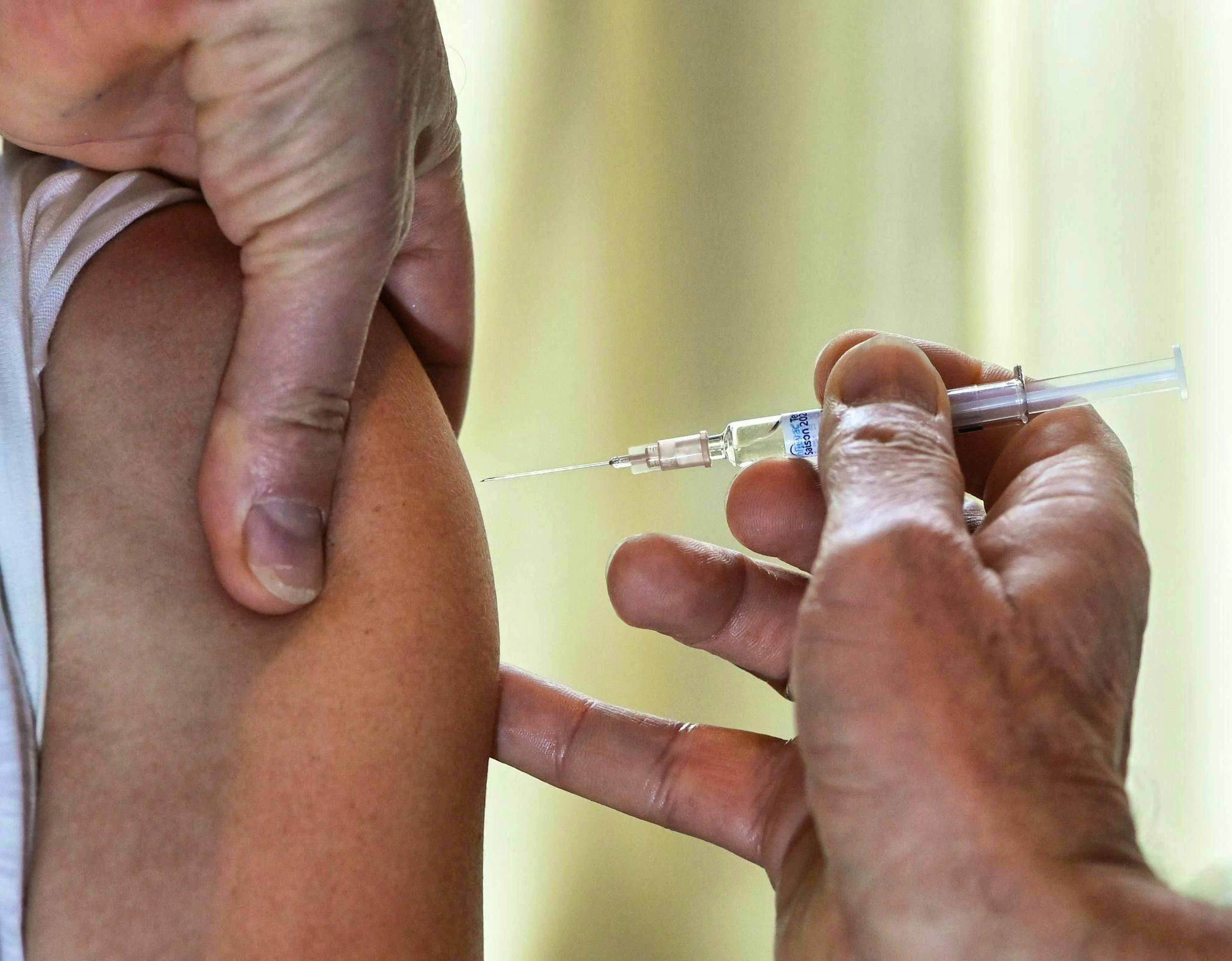 According to experts, there is currently no reason to actively vaccinate humans. (symbolic image)