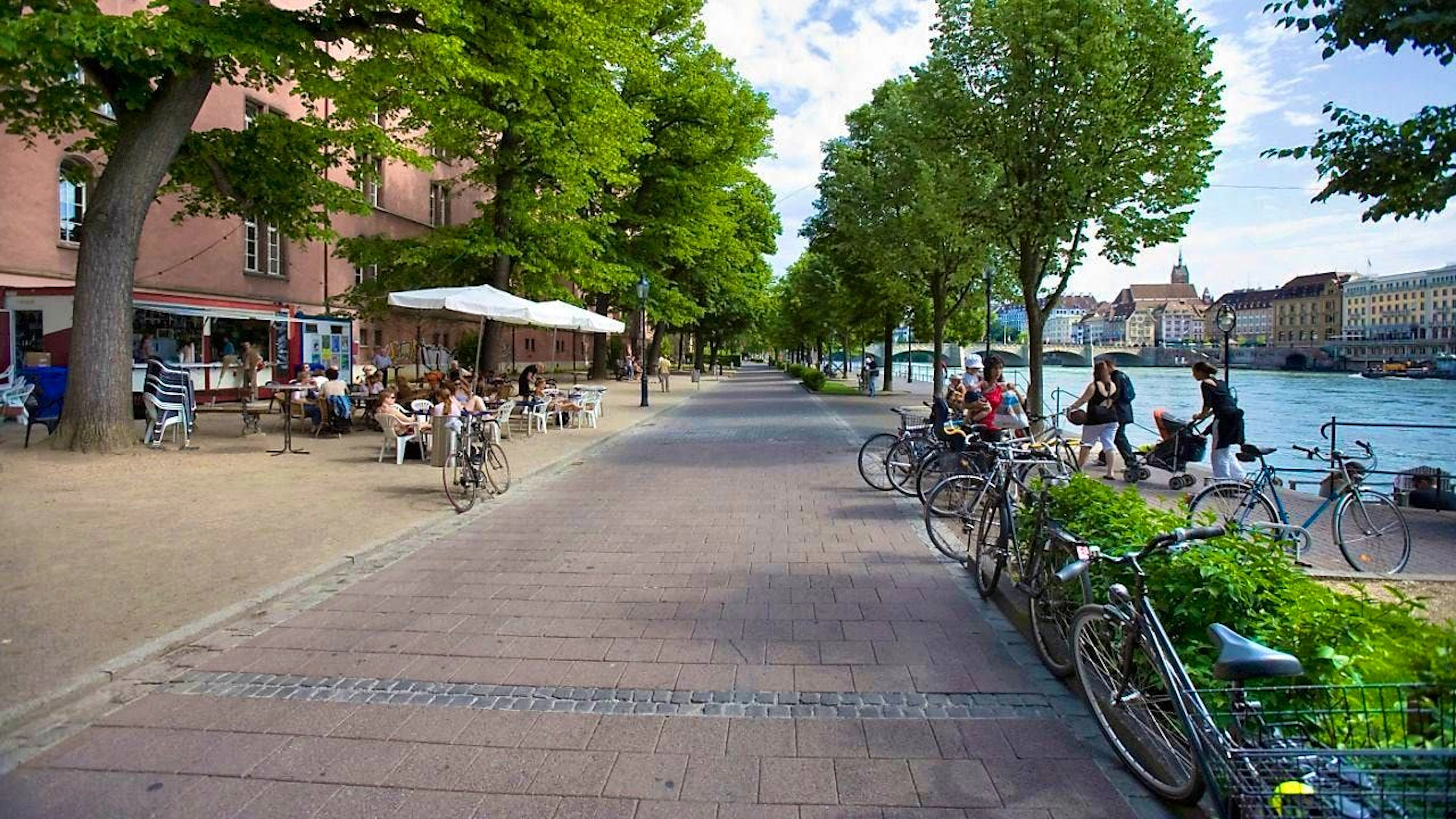 Crime scene Unterer Rheinweg in Basel (archive photo)