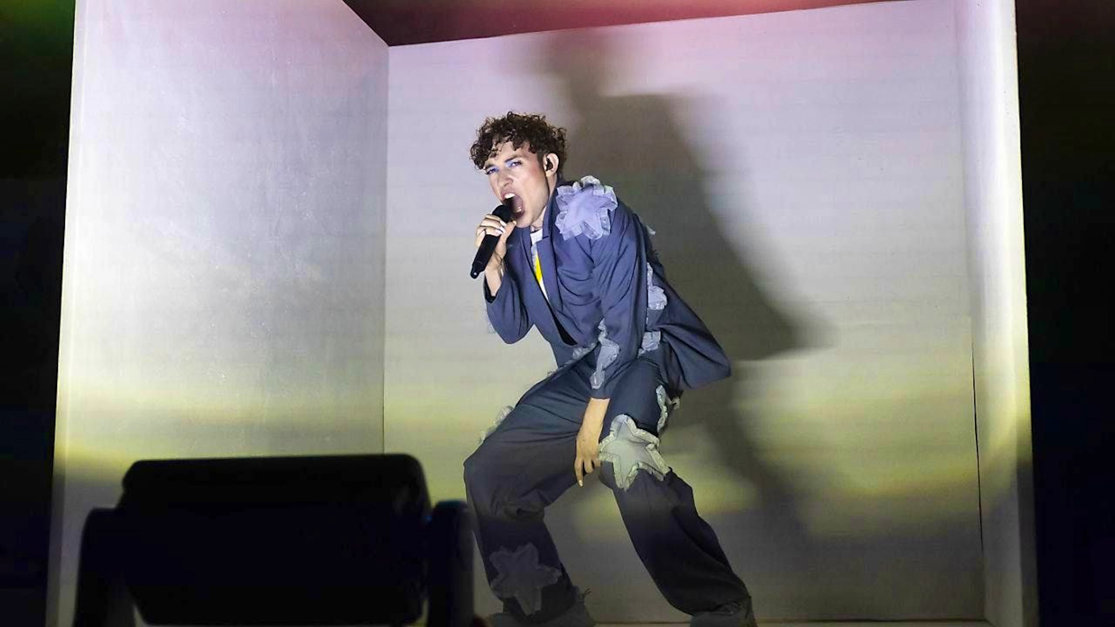 Nemo played his first festival since winning the ESC on Thursday evening at the Gurten in Bern.