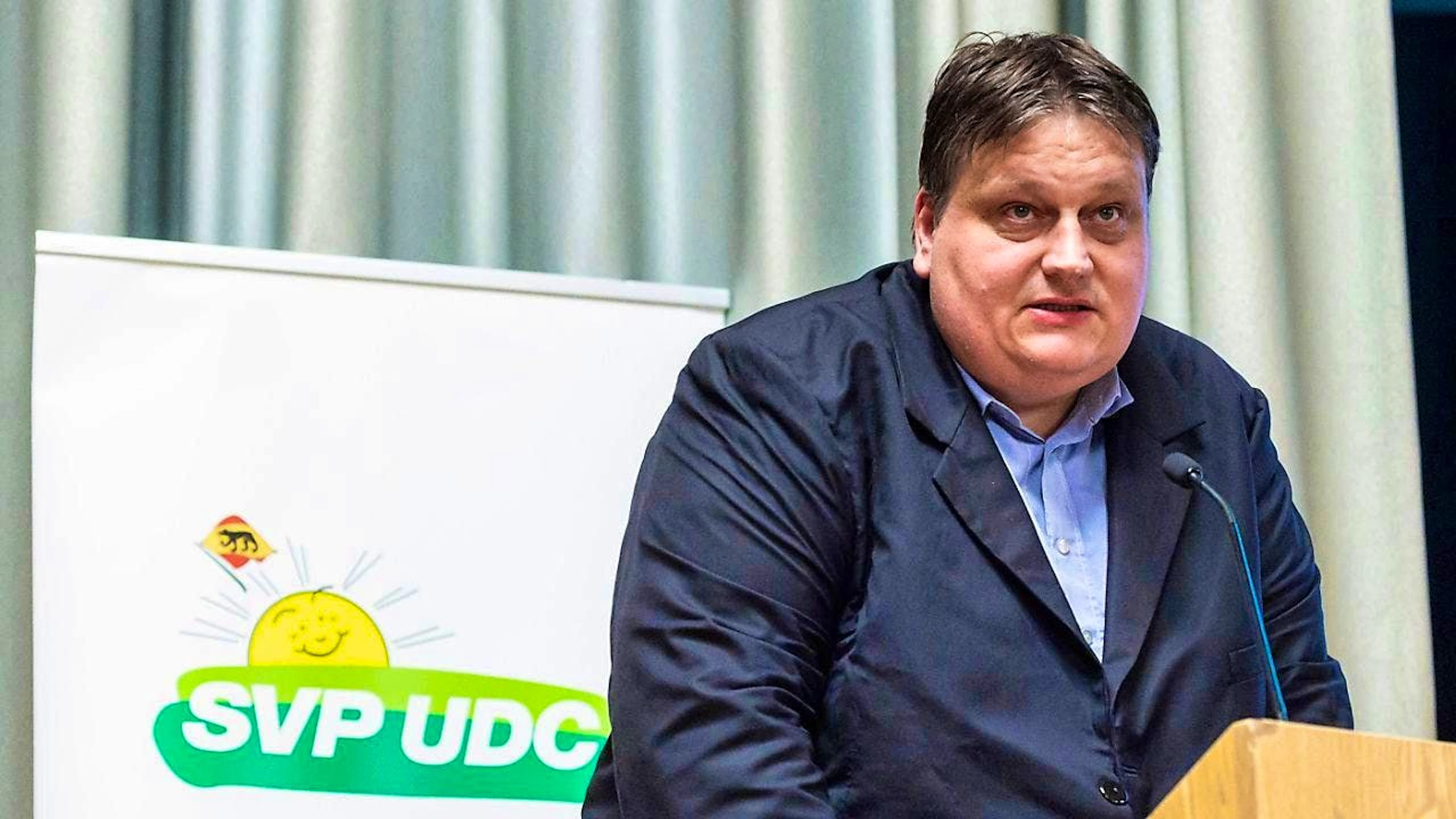 "Better tax cuts than ESC spectacle": Bernese SVP councillor Samuel Krähenbühl. (archive picture)