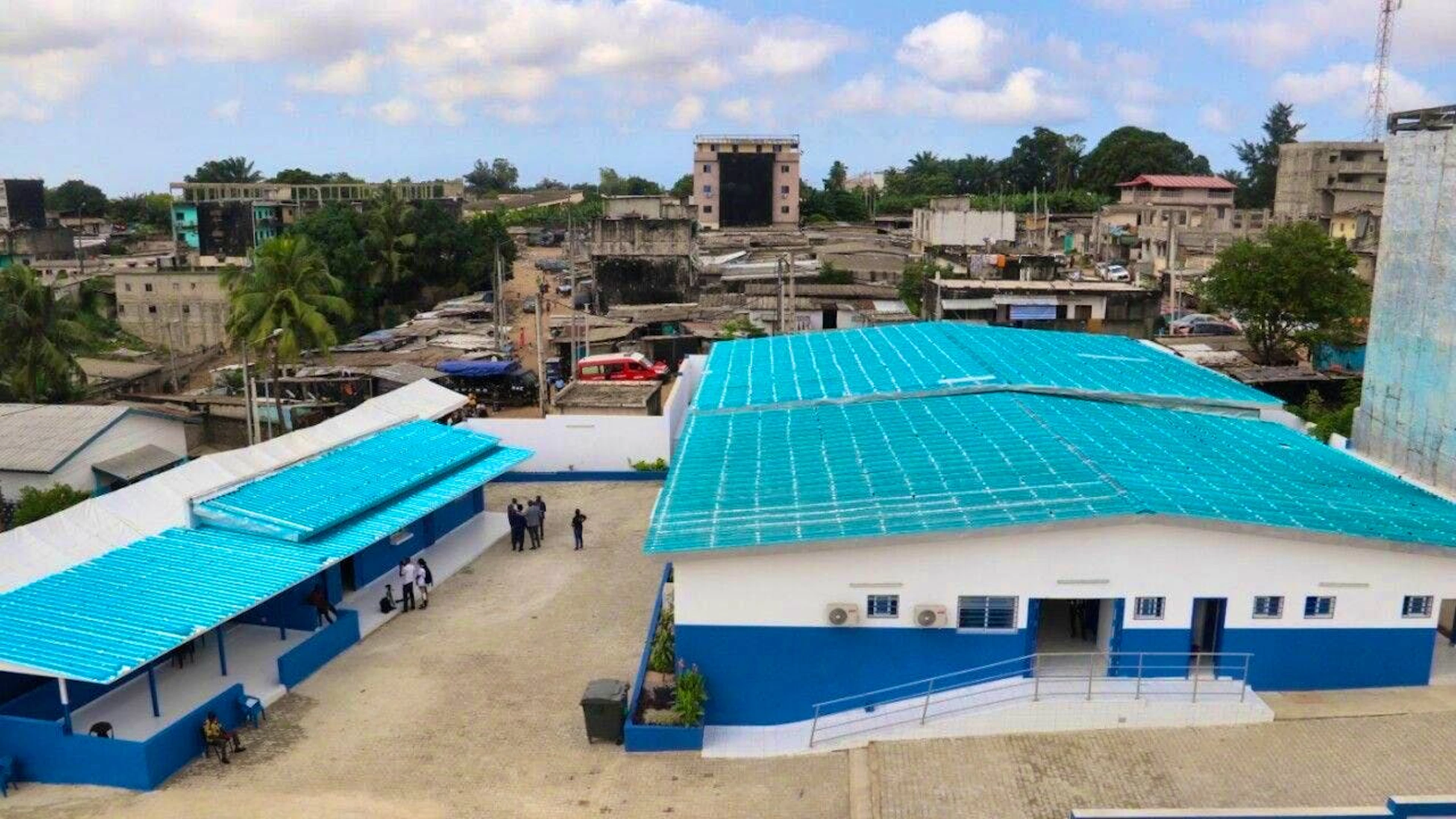 The new health center in Abidjan/Yopougon in Côte d'Ivoire.