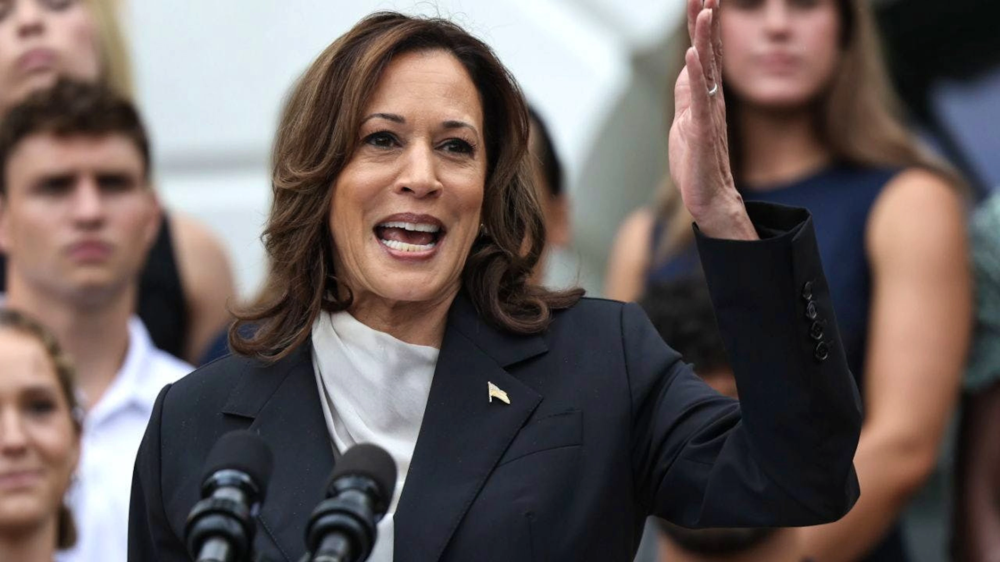 La vicepresidente degli Stati Uniti Kamala Harris