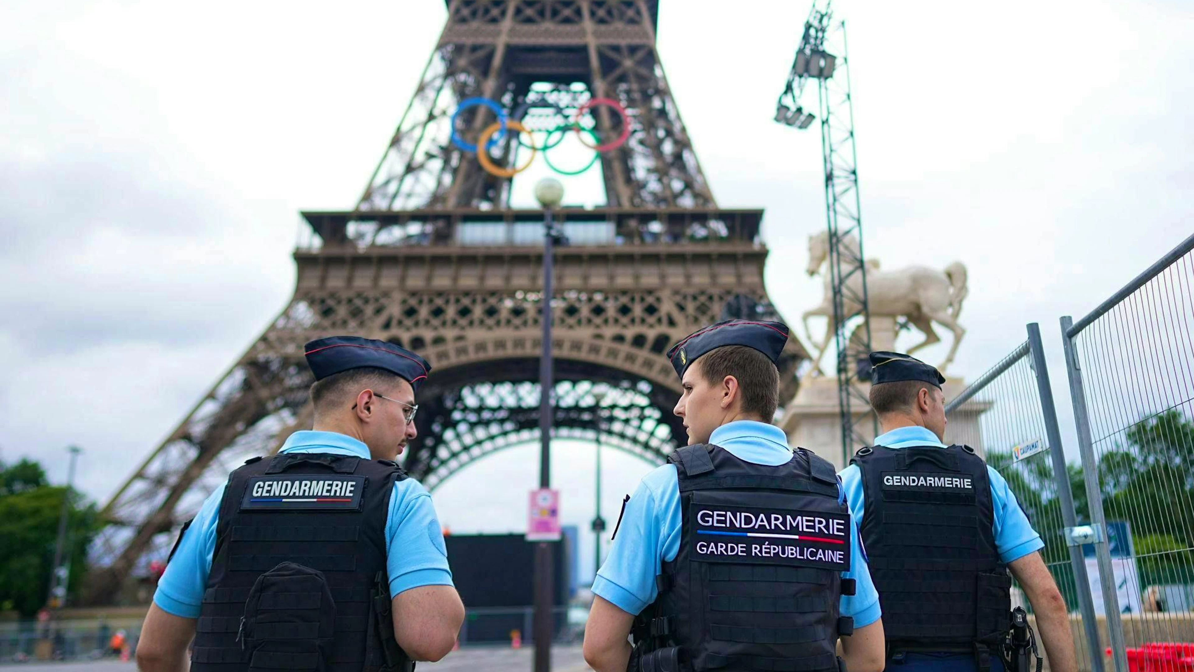 The police presence in Paris has been significantly increased before the start of the Summer Games.