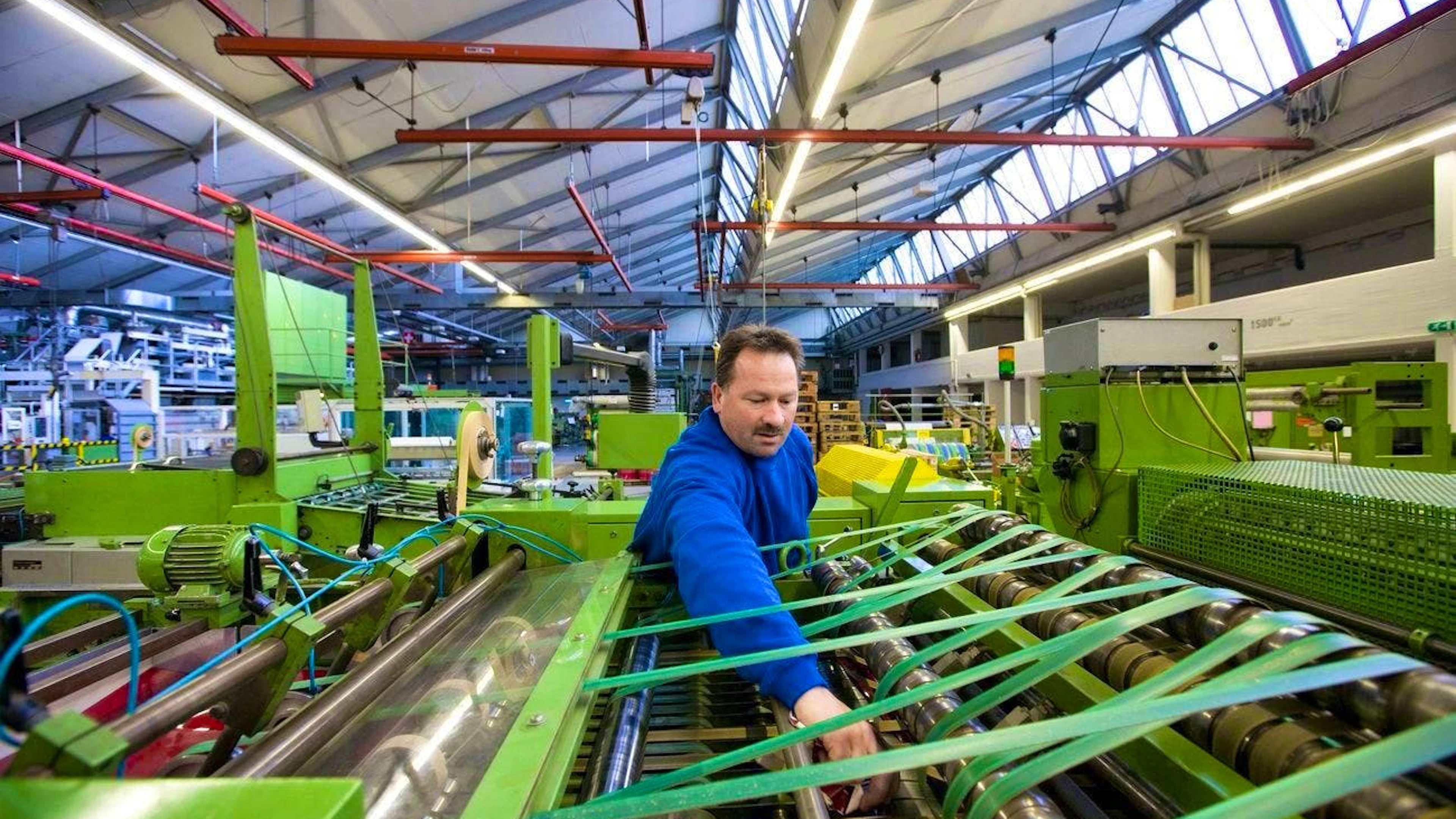 An employee of Stewo Wolhusen. (archive picture)