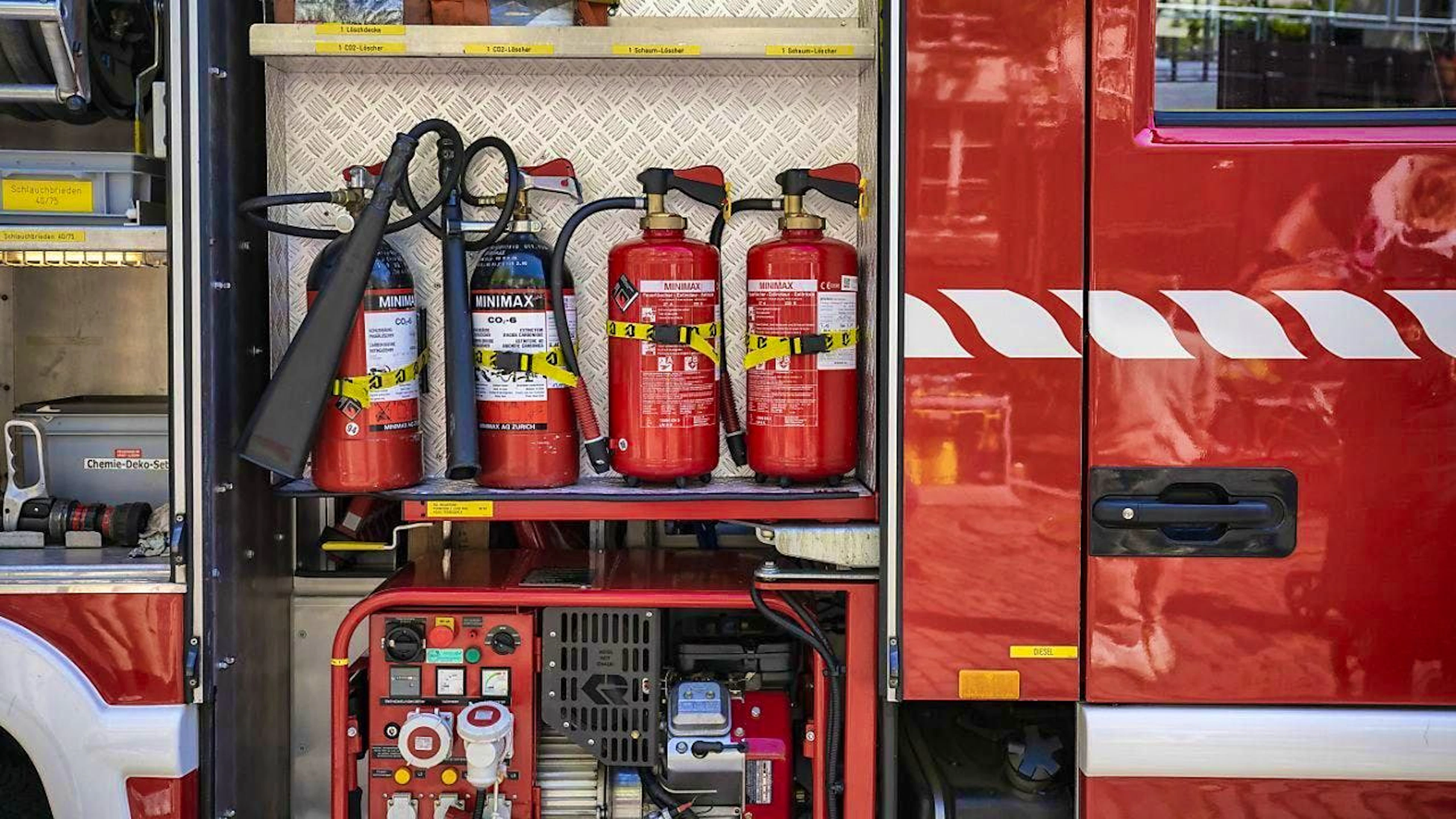 The fire department responded to a fire in a hobby room. (archive picture)