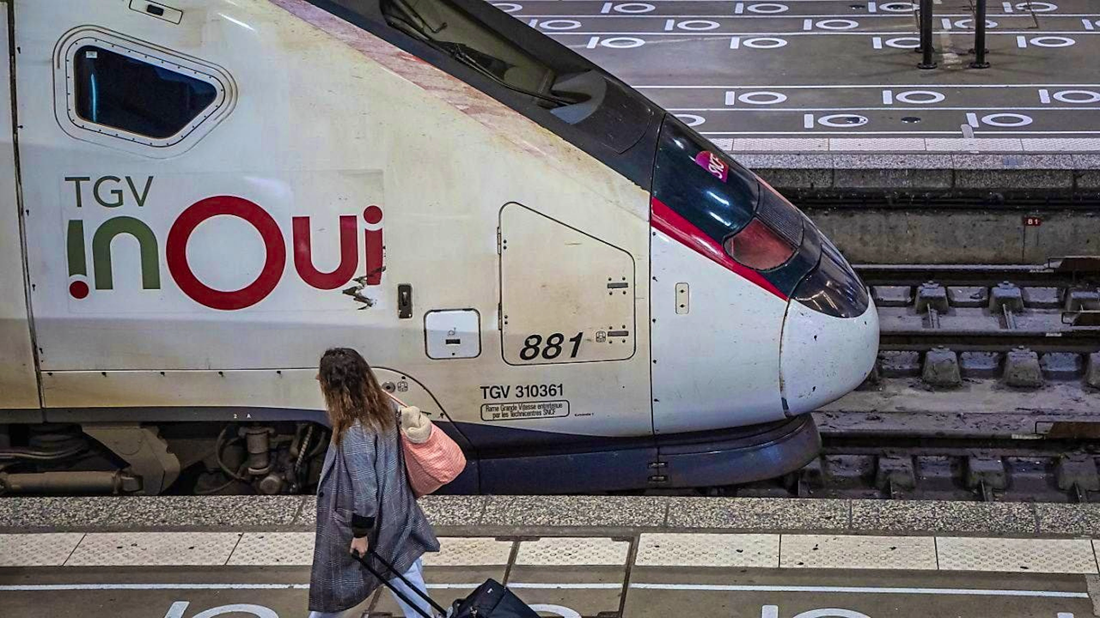On Friday, the French rail network SNCF was affected by acts of sabotage. (archive picture)