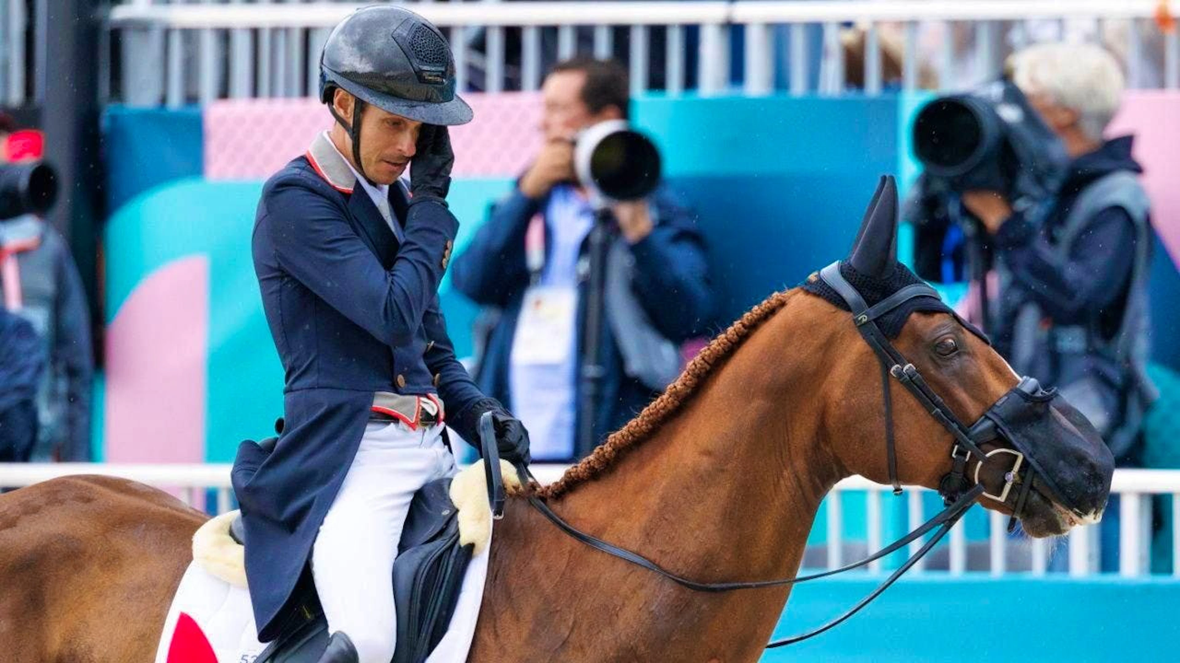The Swiss team (Felix Vogg) remains without a medal in the Concours Complet and has to settle for 5th place in the end