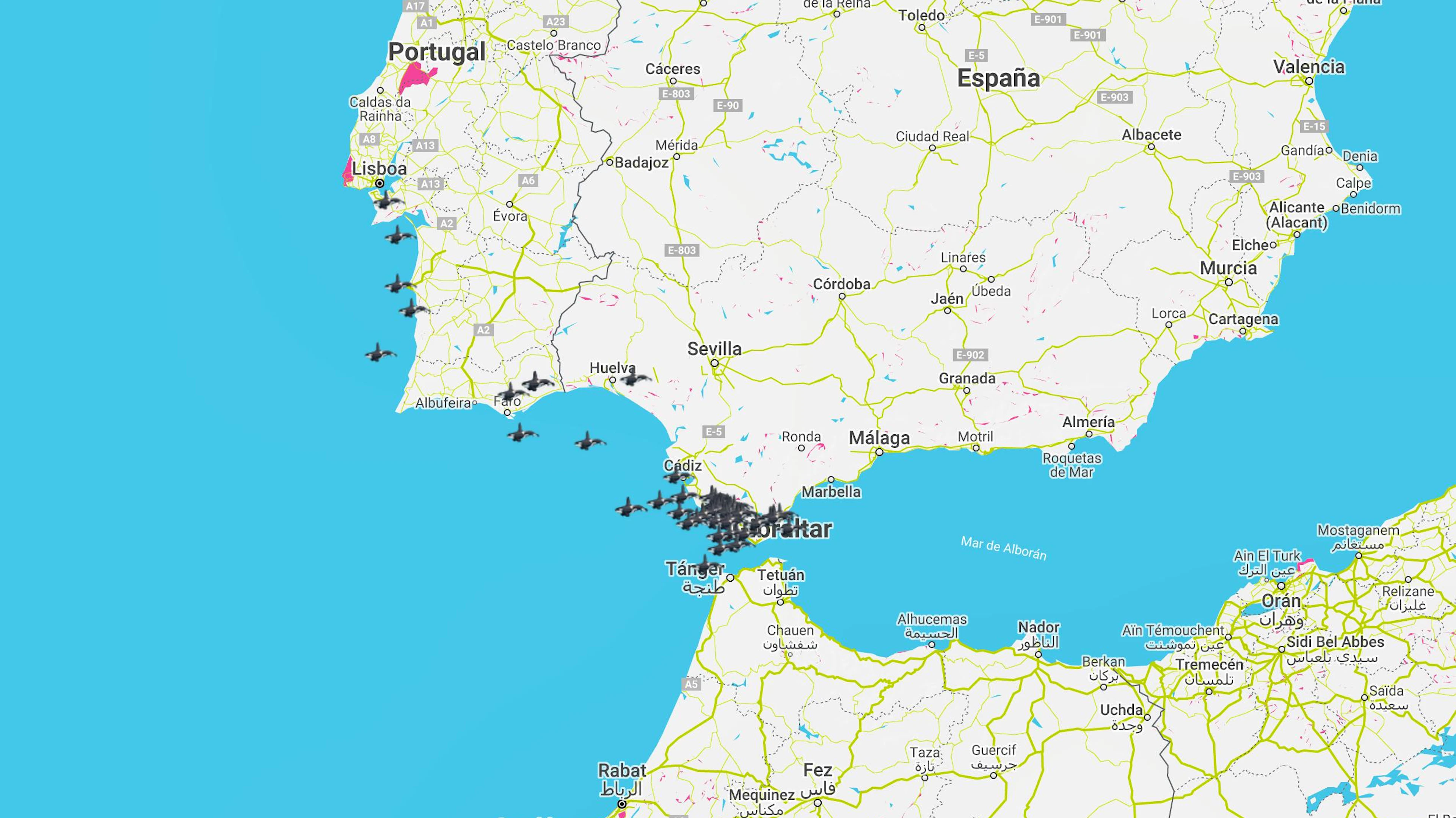 Krisengebiet vor Tarifa: über 670 gemeldete Zwischenfälle seit 2020.