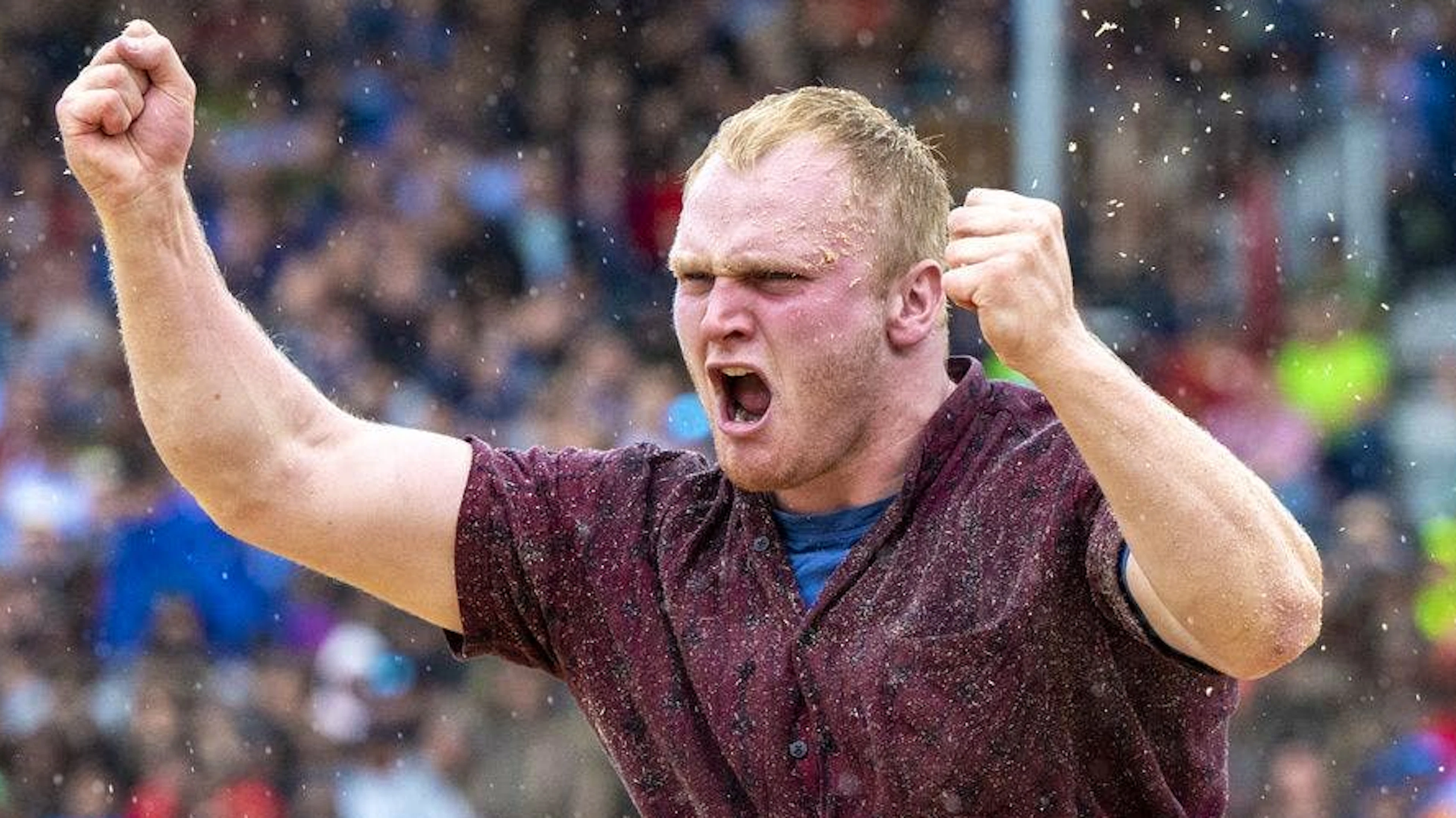 Fabio Hiltbrunner überraschte beim Eidgenössischen Jubiläums-Schwingfest mit dem Festsieg.