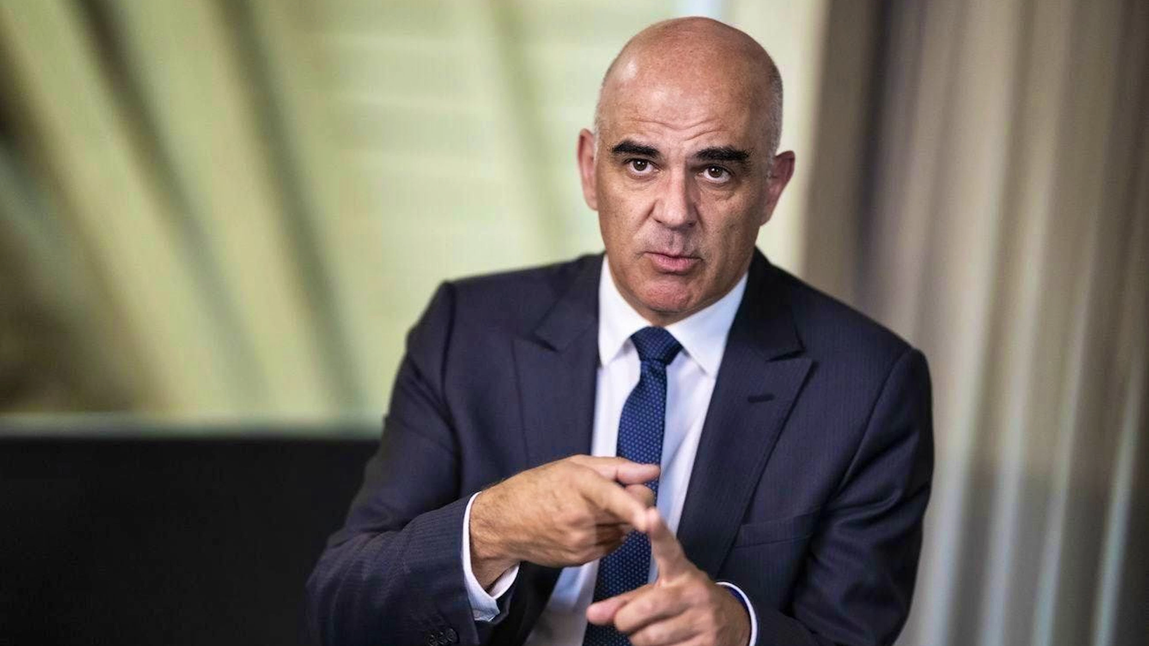 Alain Berset is to remain under observation in hospital for a few days.