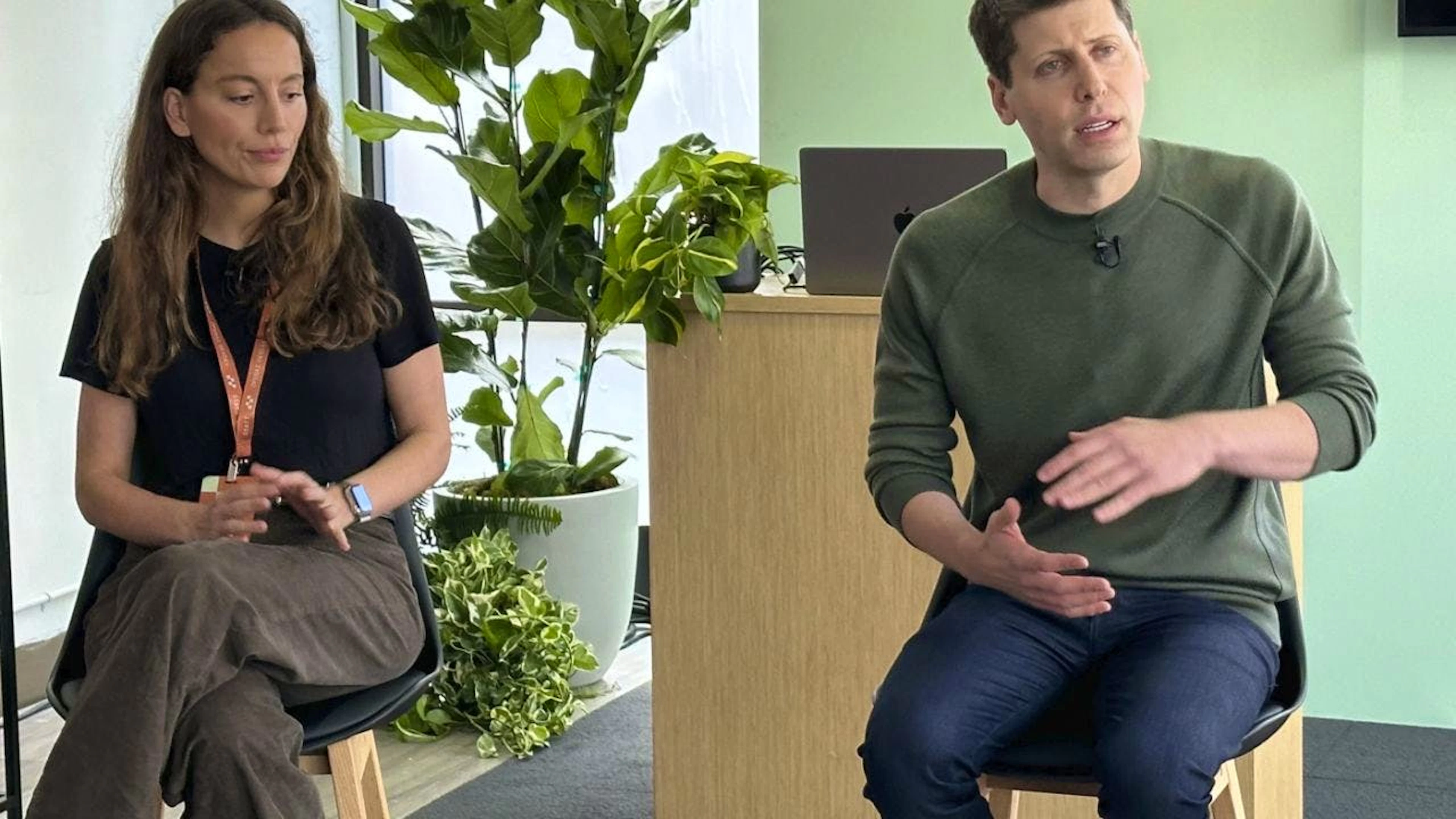 Sam Altman e Mira Murati, in una foto di archivio