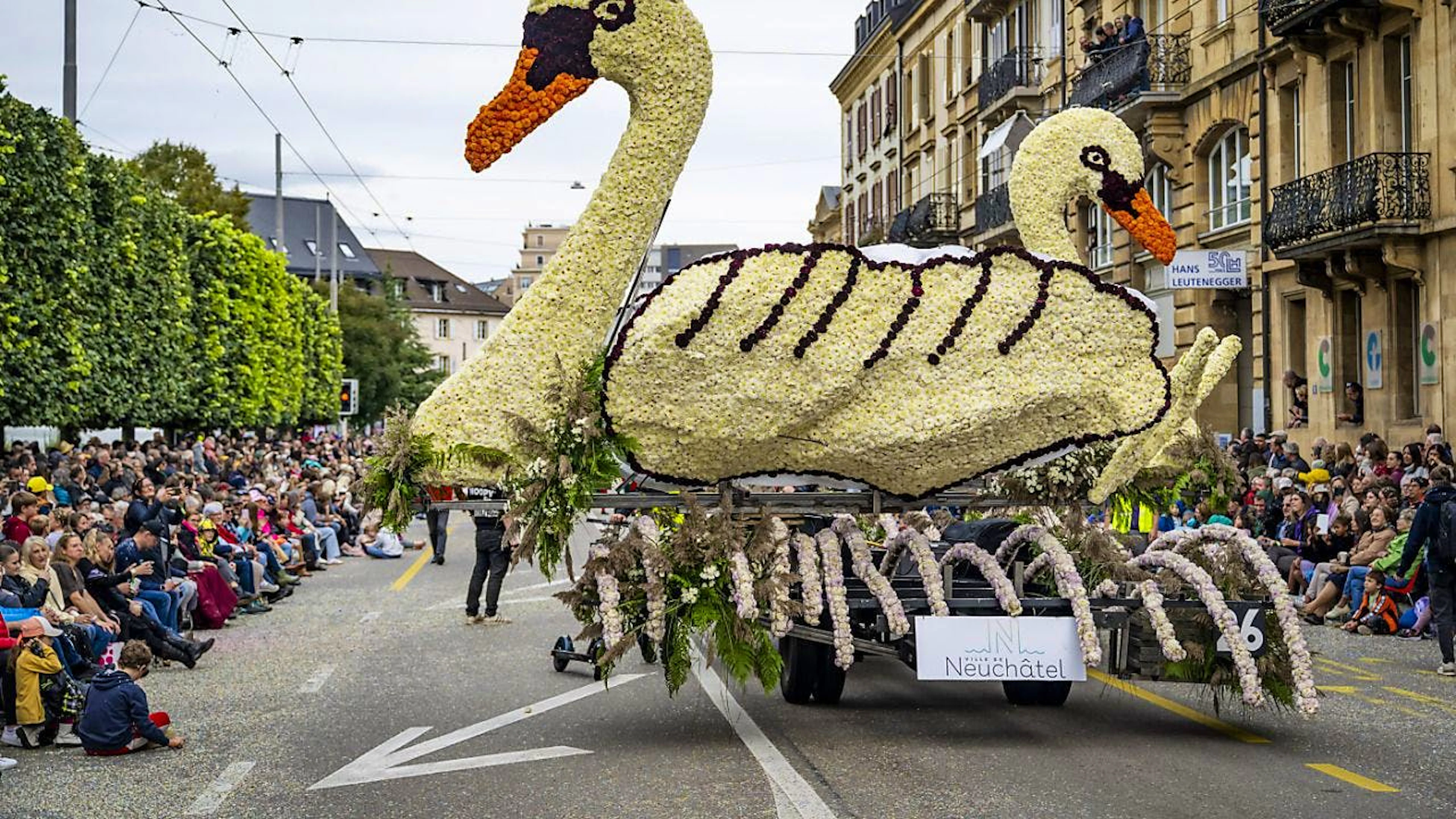 Le corso fleuri, l’un des derniers en Europe et l’un des plus grands au monde, a été le plus important des 20 dernières années avec une longueur de 2200 mètres.