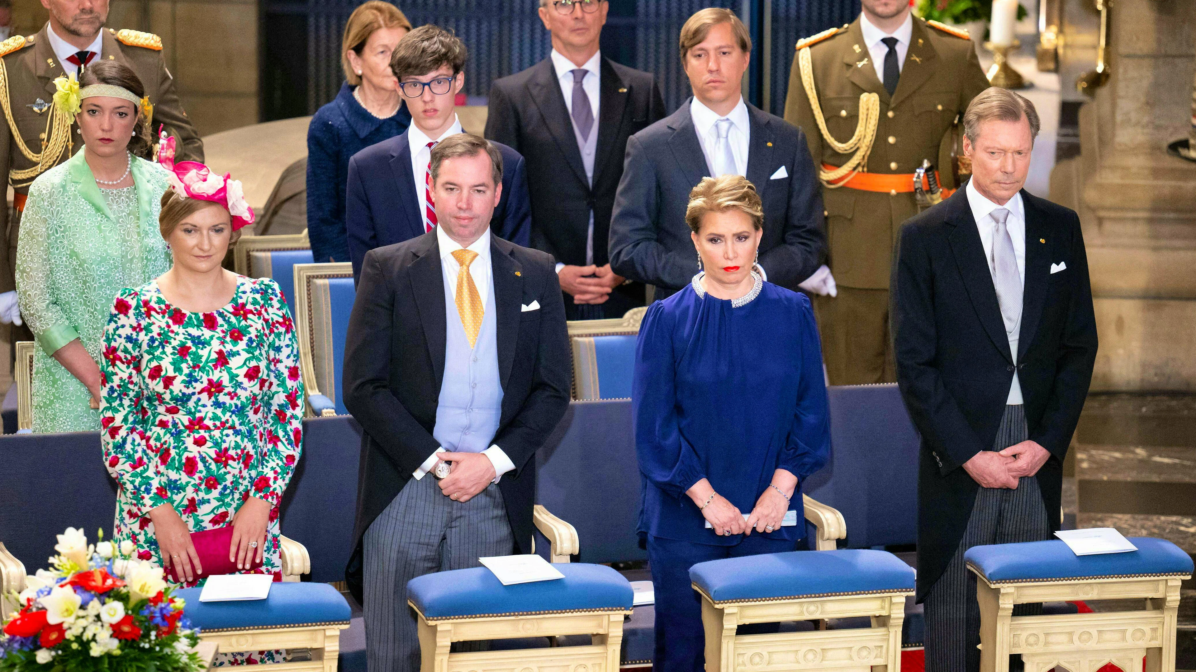 La recente nomina del granduca ereditario Guglielmo (secondo da sinistra) a luogotenente è stato il primo passo verso il cambio di trono in Lussemburgo.