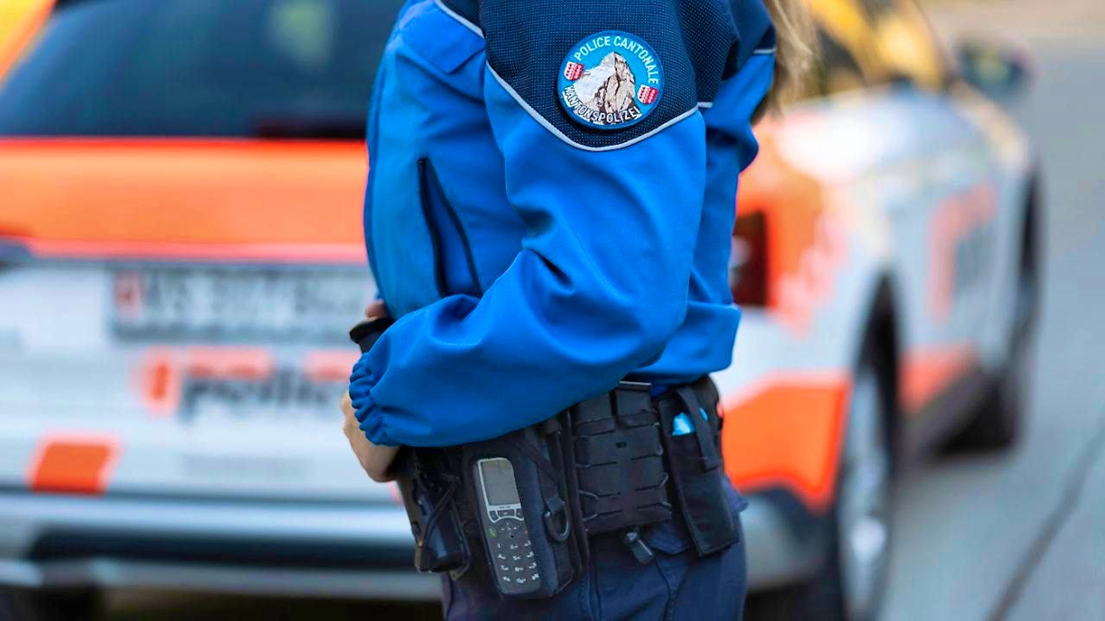 According to the Valais cantonal police, there was a chase near Vionnaz on Monday evening. (symbolic image)