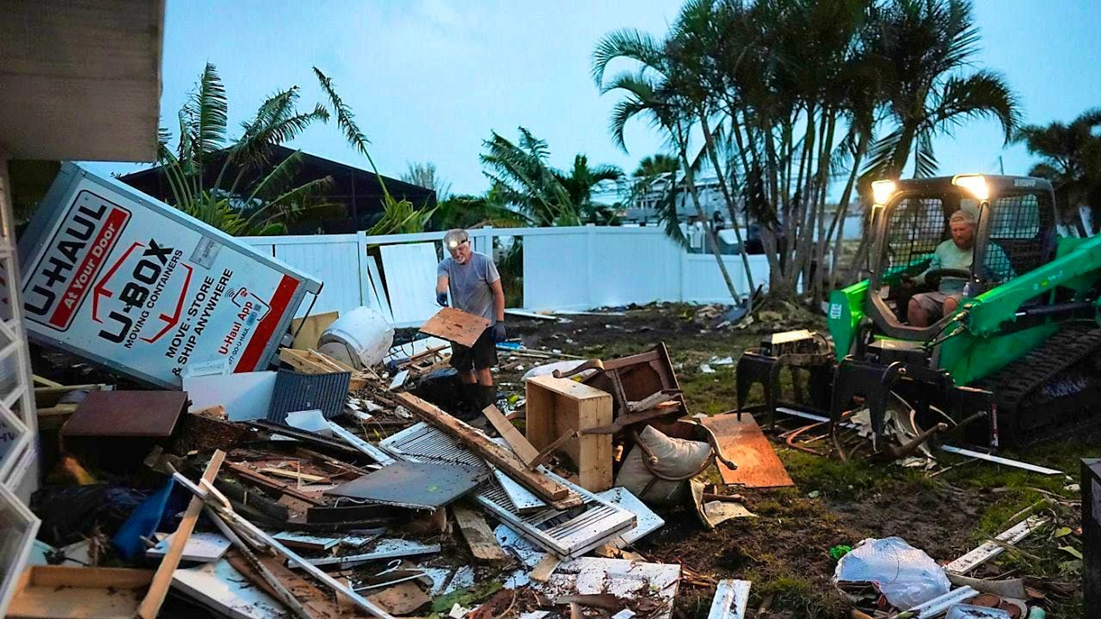 The damage caused by Hurricane Milton is high. Photo: Rebecca Blackwell/AP/dpa