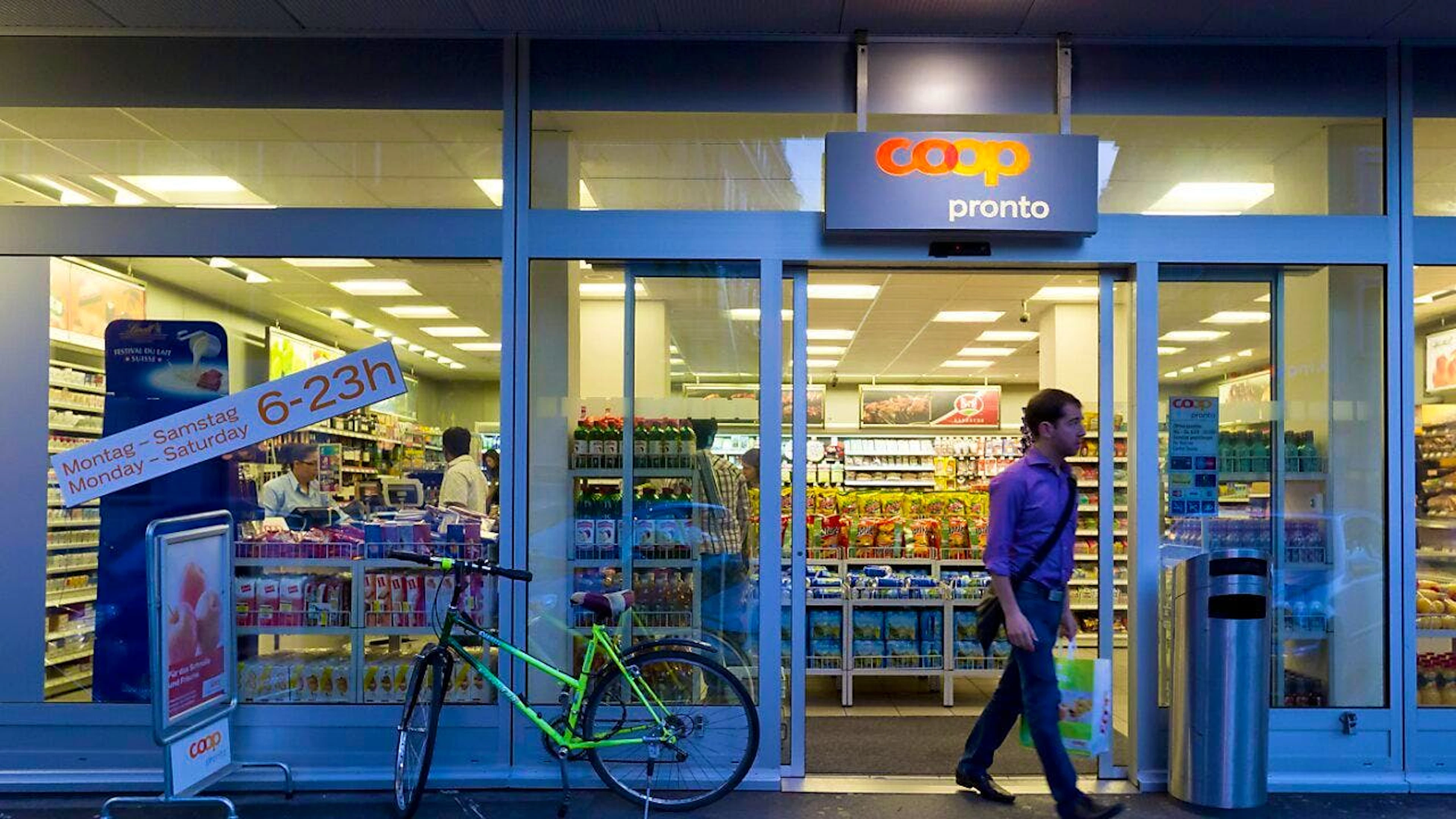 Die Anlieferung für den Coop Pronto funktionierte plötzlich nicht mehr. (Symbolbild)