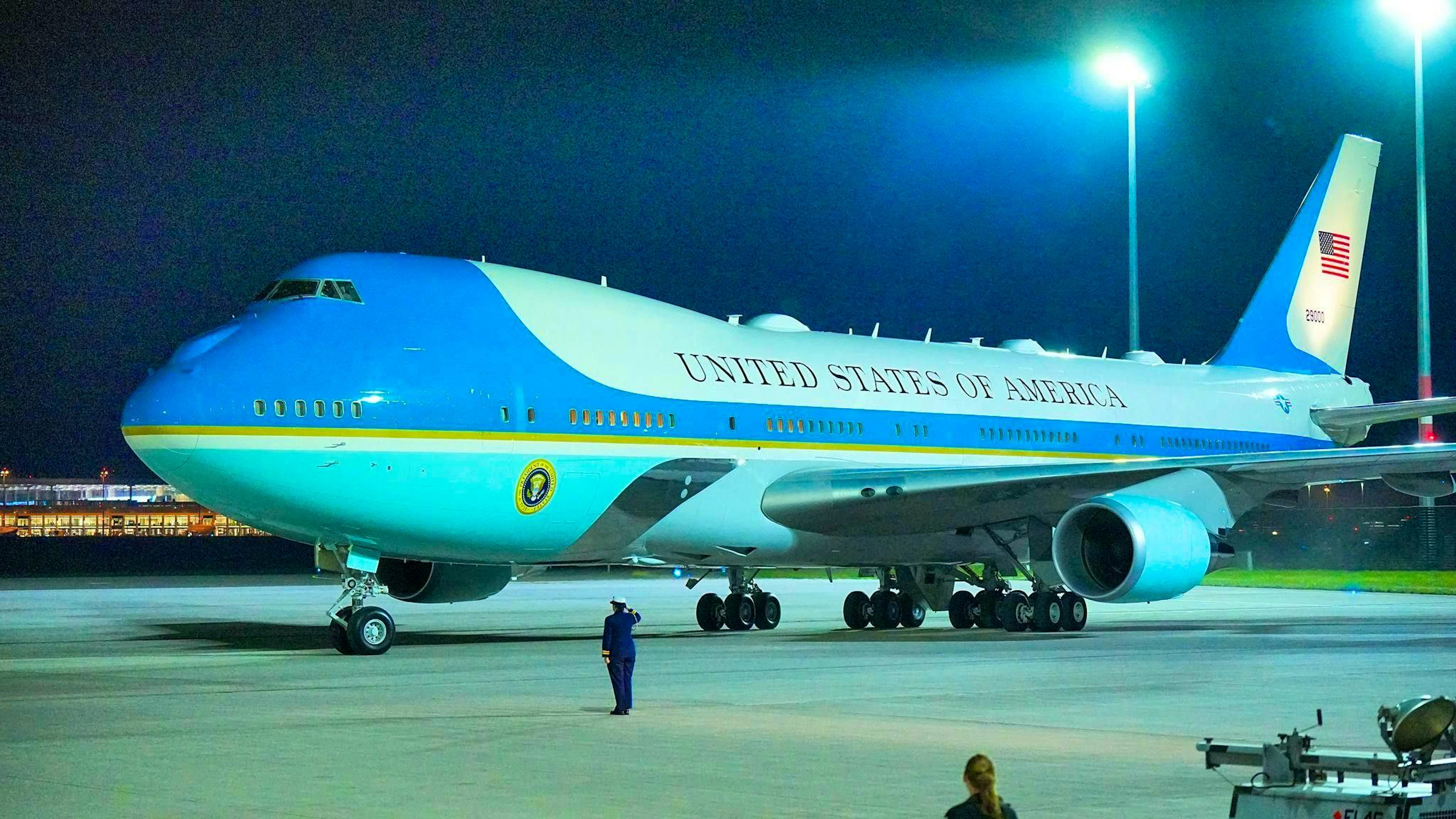 Biden has landed in Berlin for a visit. 