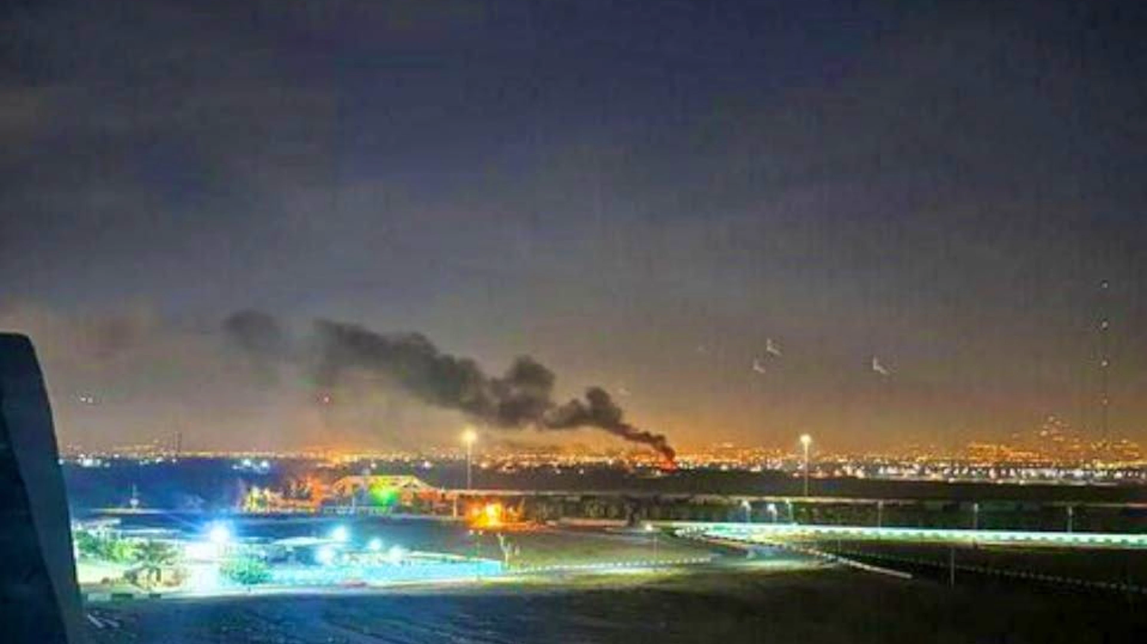 Explosions were seen and heard in Tehran this night.
