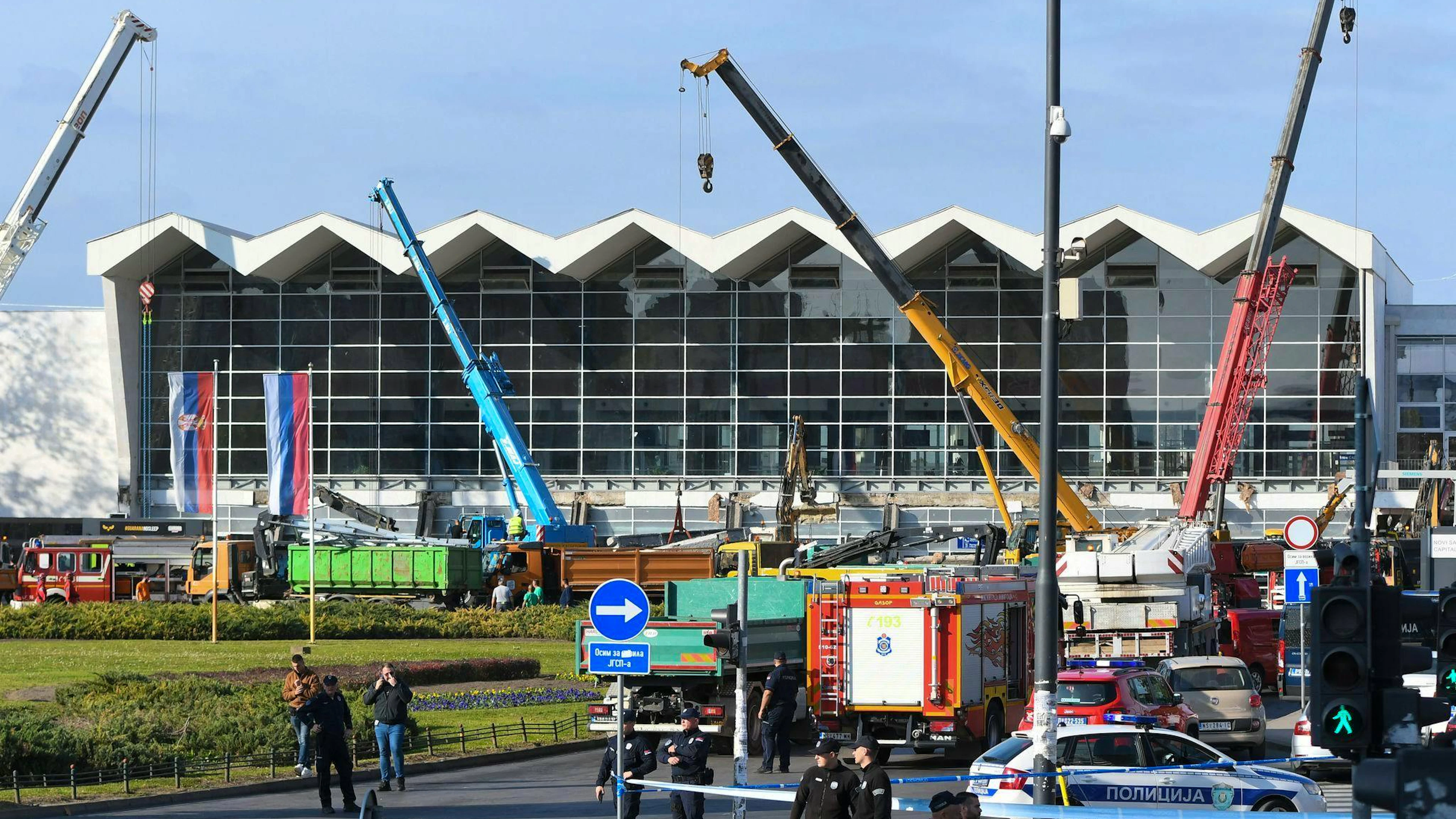 Der Hauptbahnhof wird derzeit umgebaut.