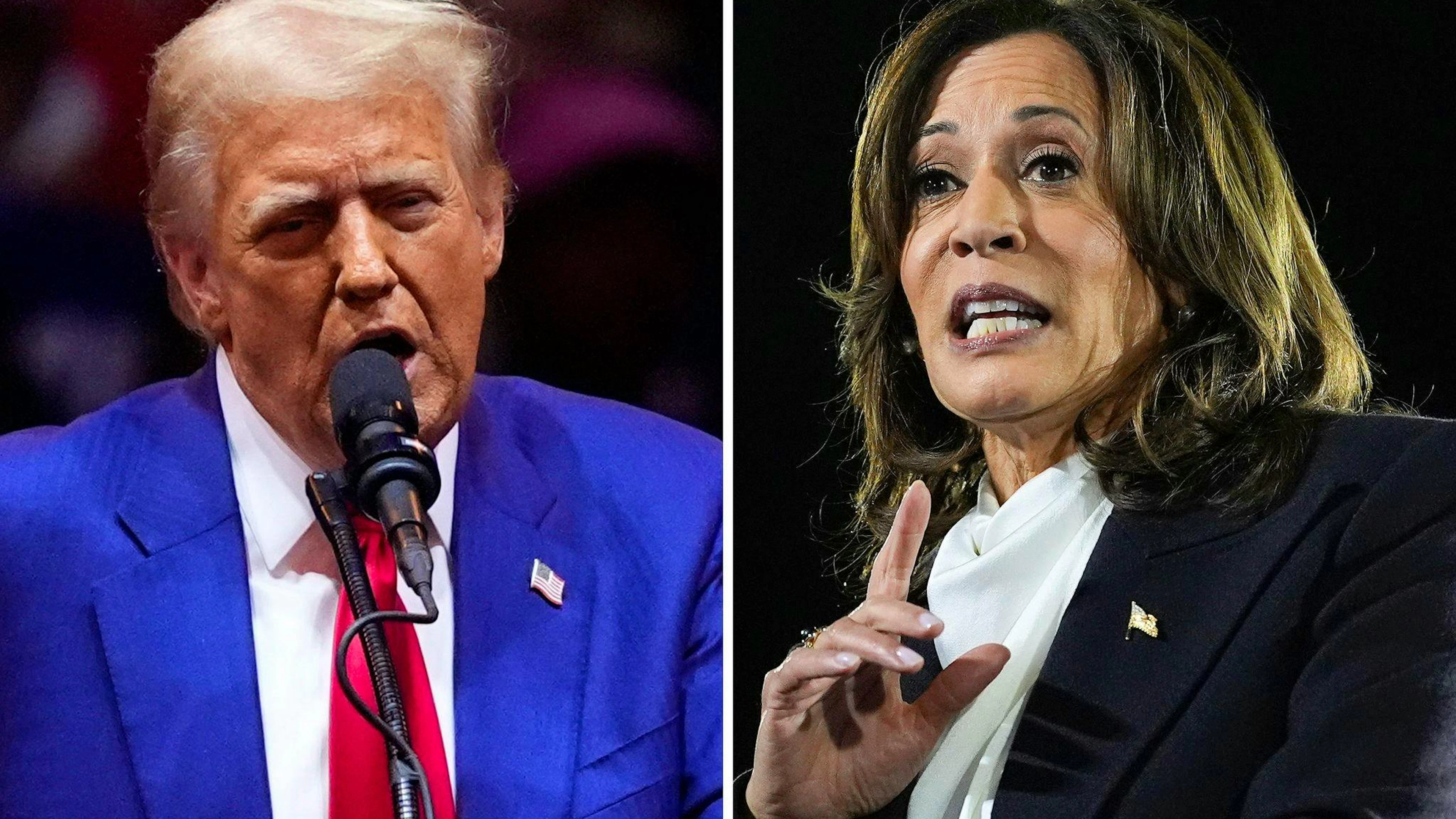 2024 entscheiden sieben sogenannte Swing States über Sieg oder Niederlage von Trump und Harris. (Archivbild)
