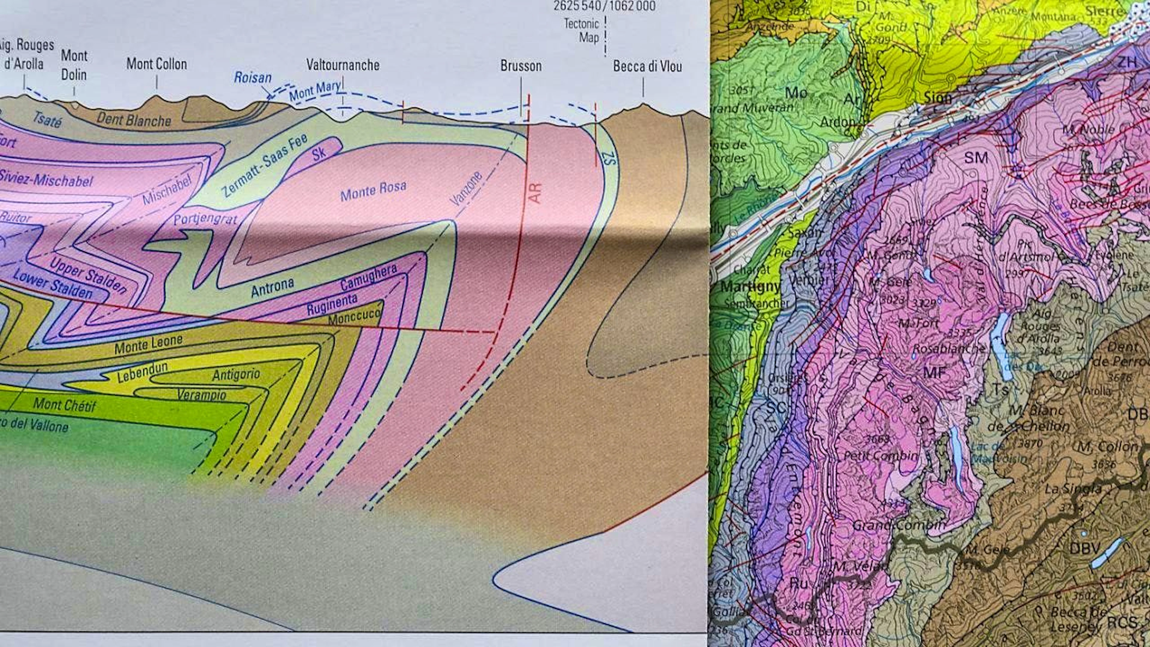 It is based on the 2005 version and contains various geological maps.