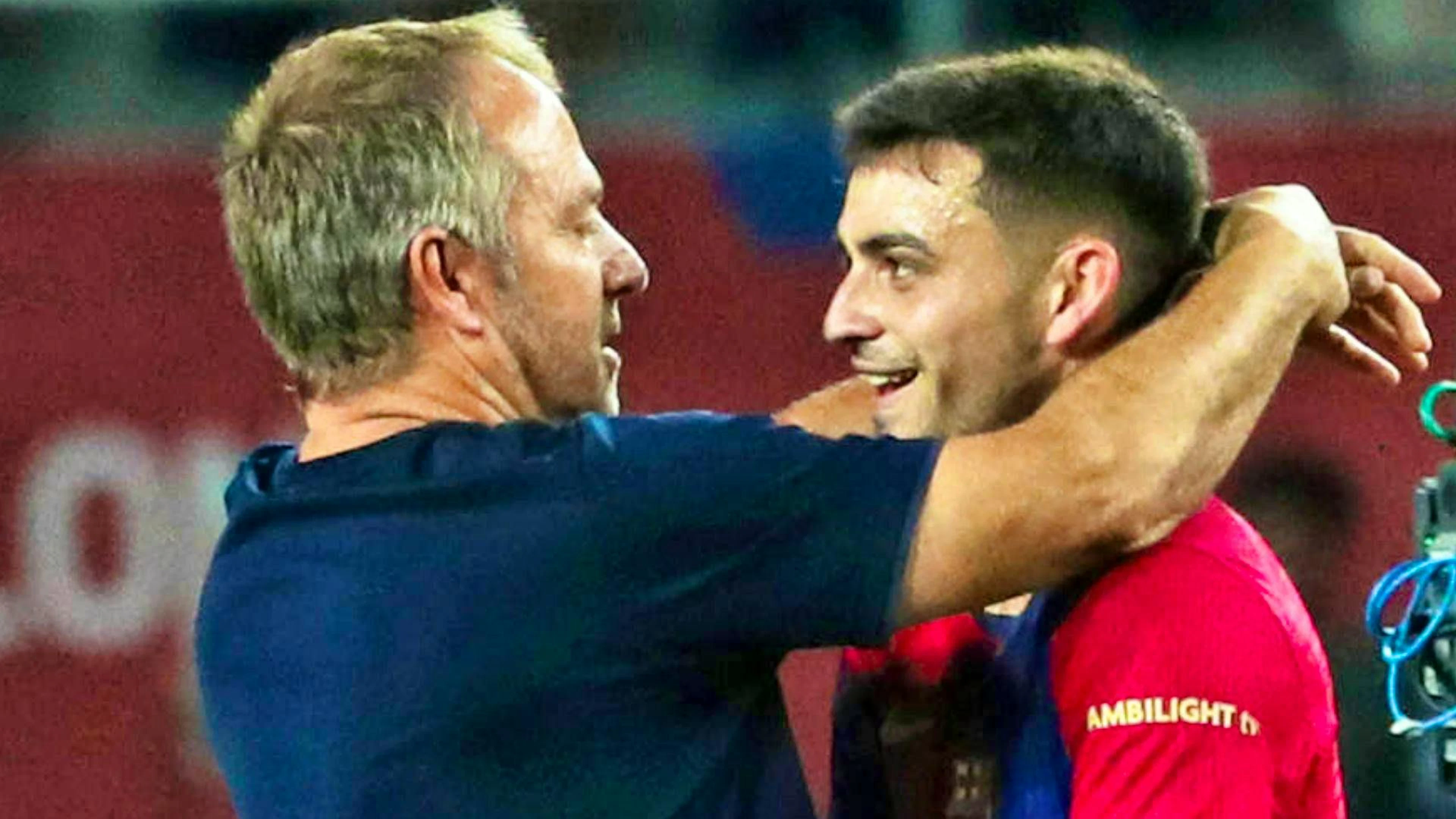 Hansi Flick and Pedri are on a high with Barça.