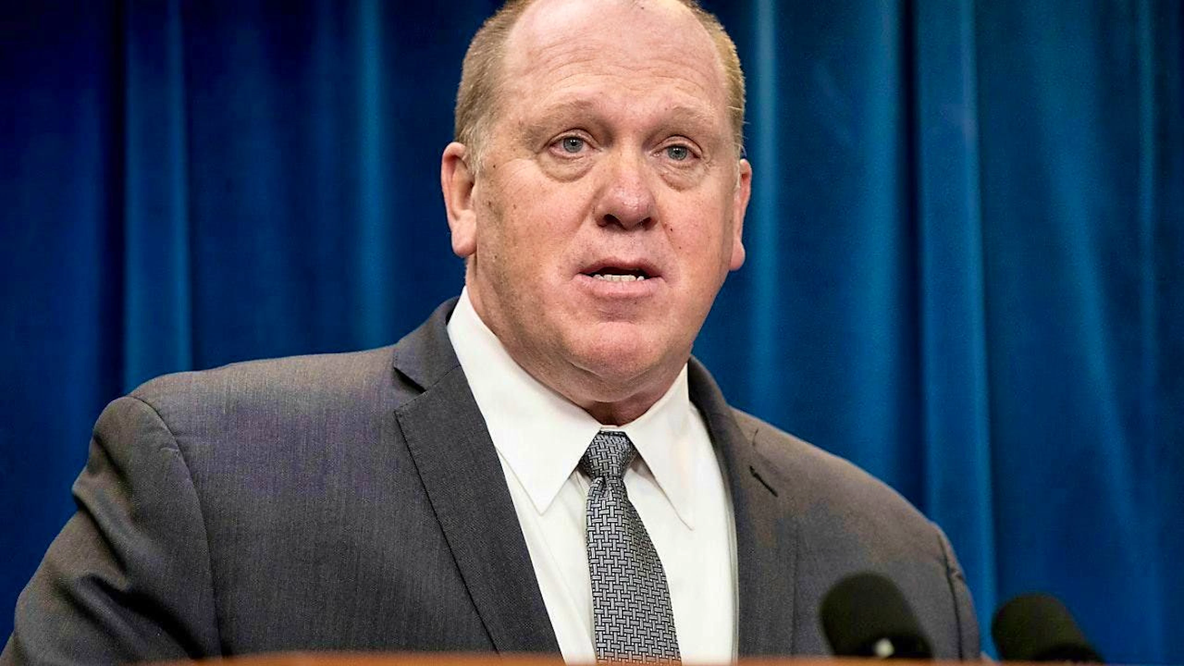ARCHIVE - Thomas Homan speaks at a press conference. Photo: Andrew Harnik/dpa