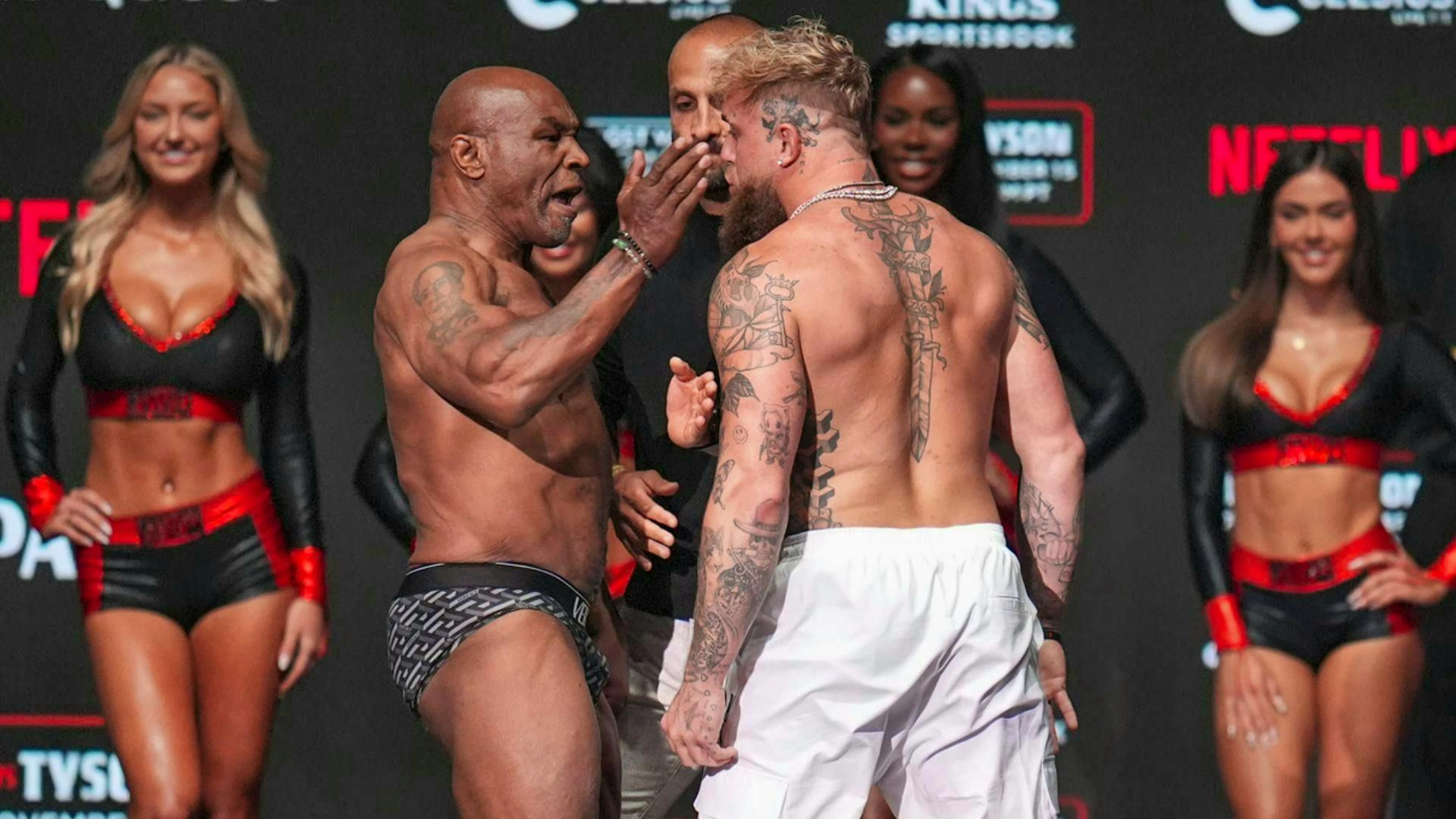 And the former world champion let the sparks fly even before the fight.
