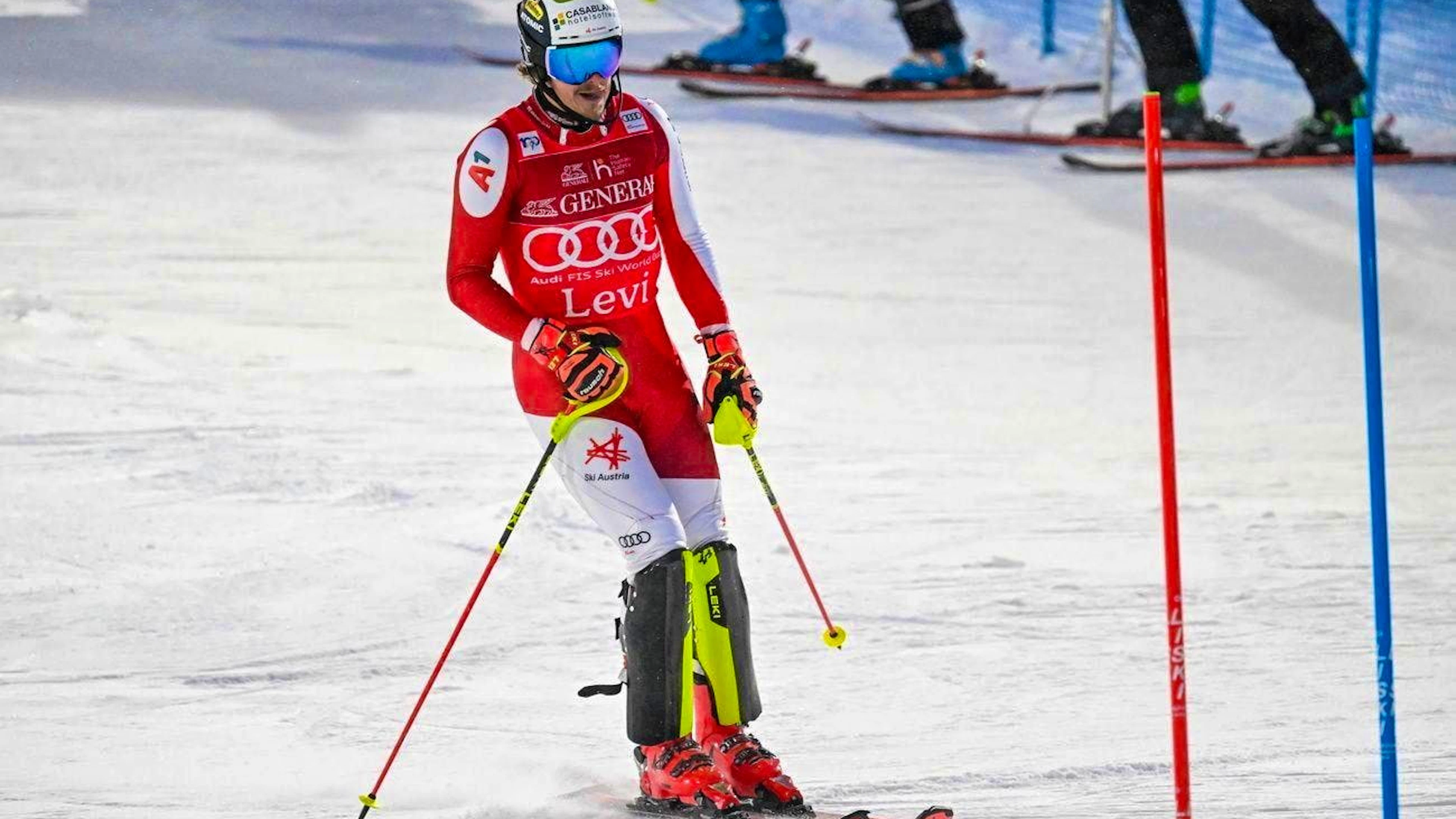 Manuel Feller takes no points from Finland.